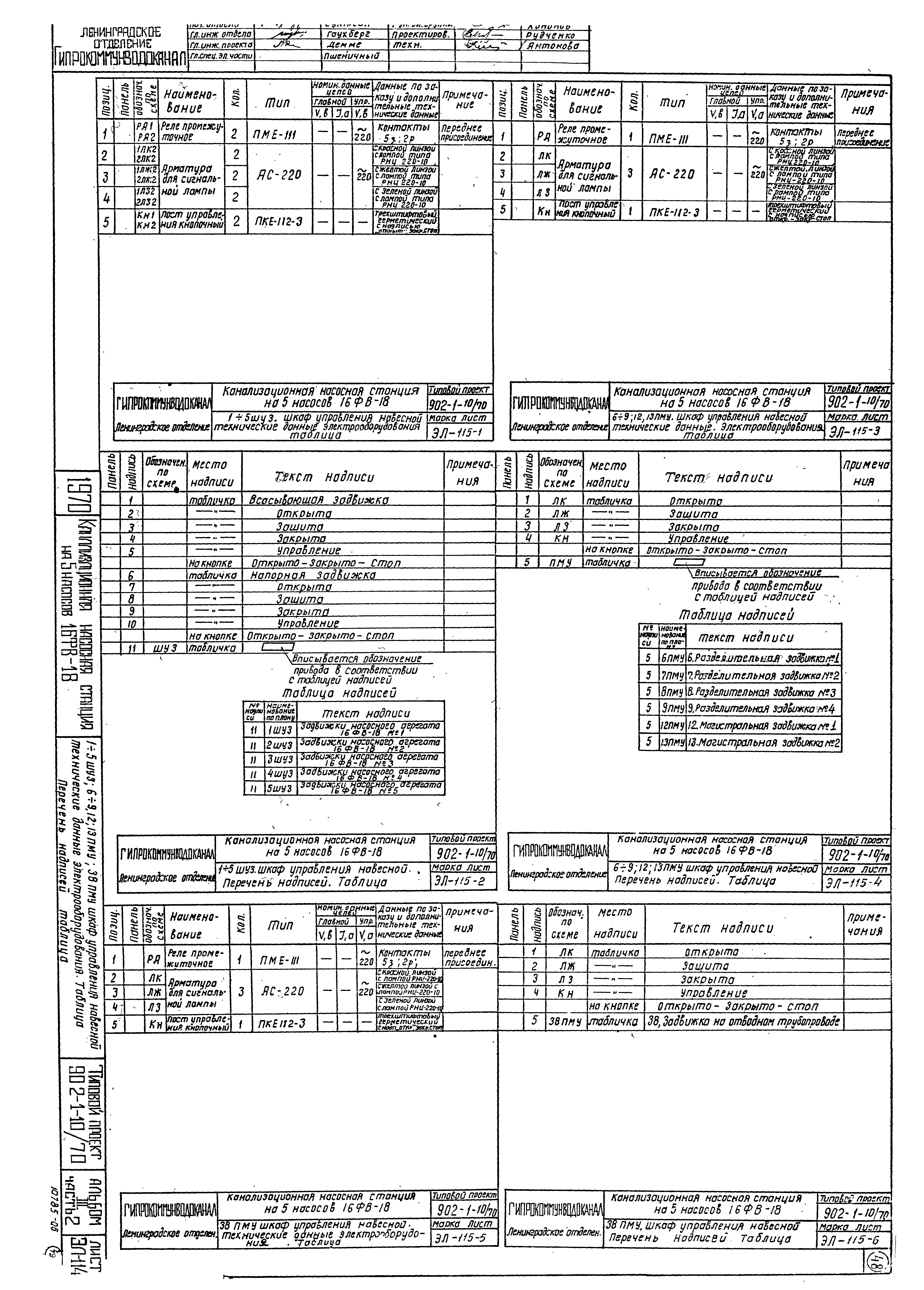 Типовой проект 902-1-10/70