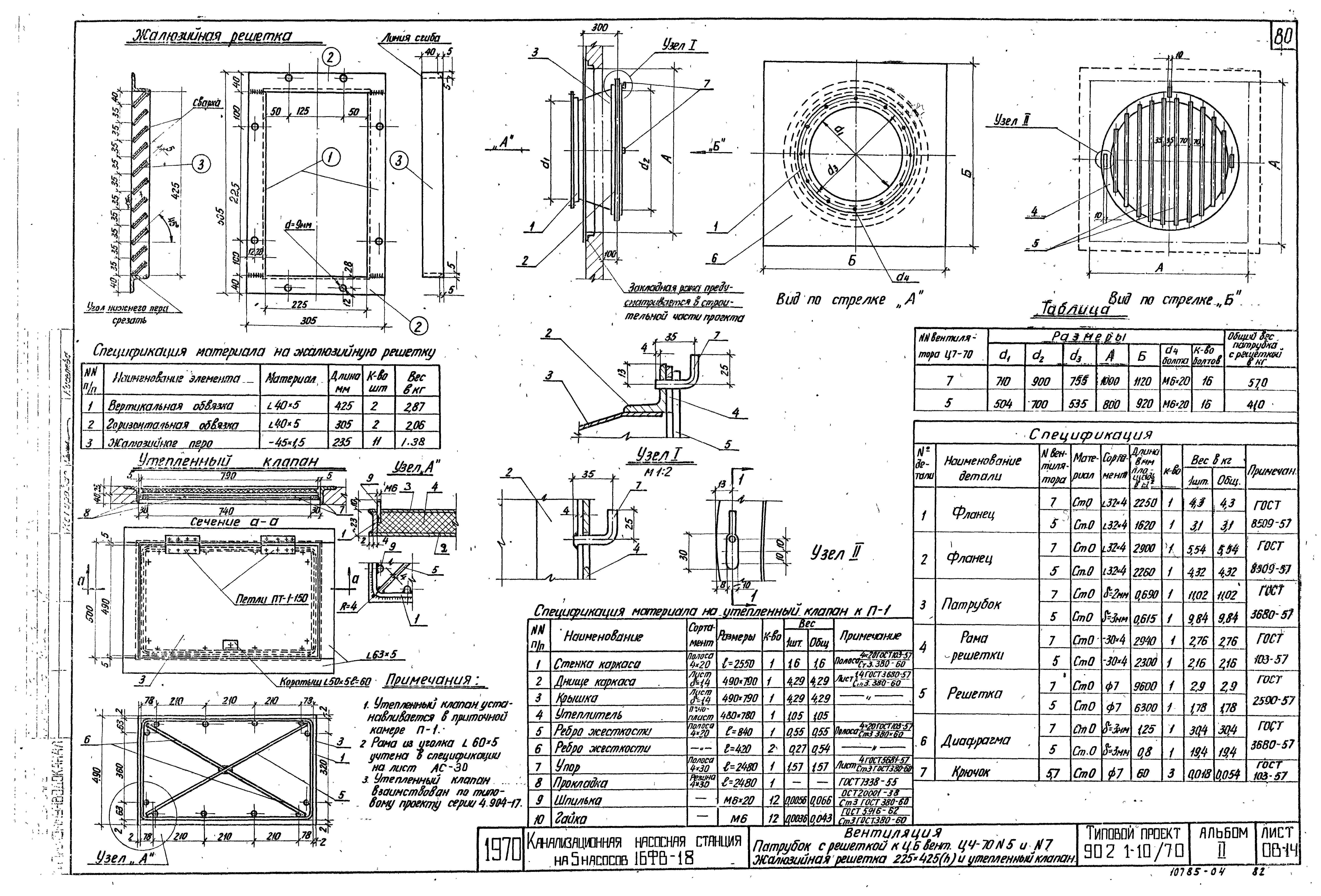 Типовой проект 902-1-10/70