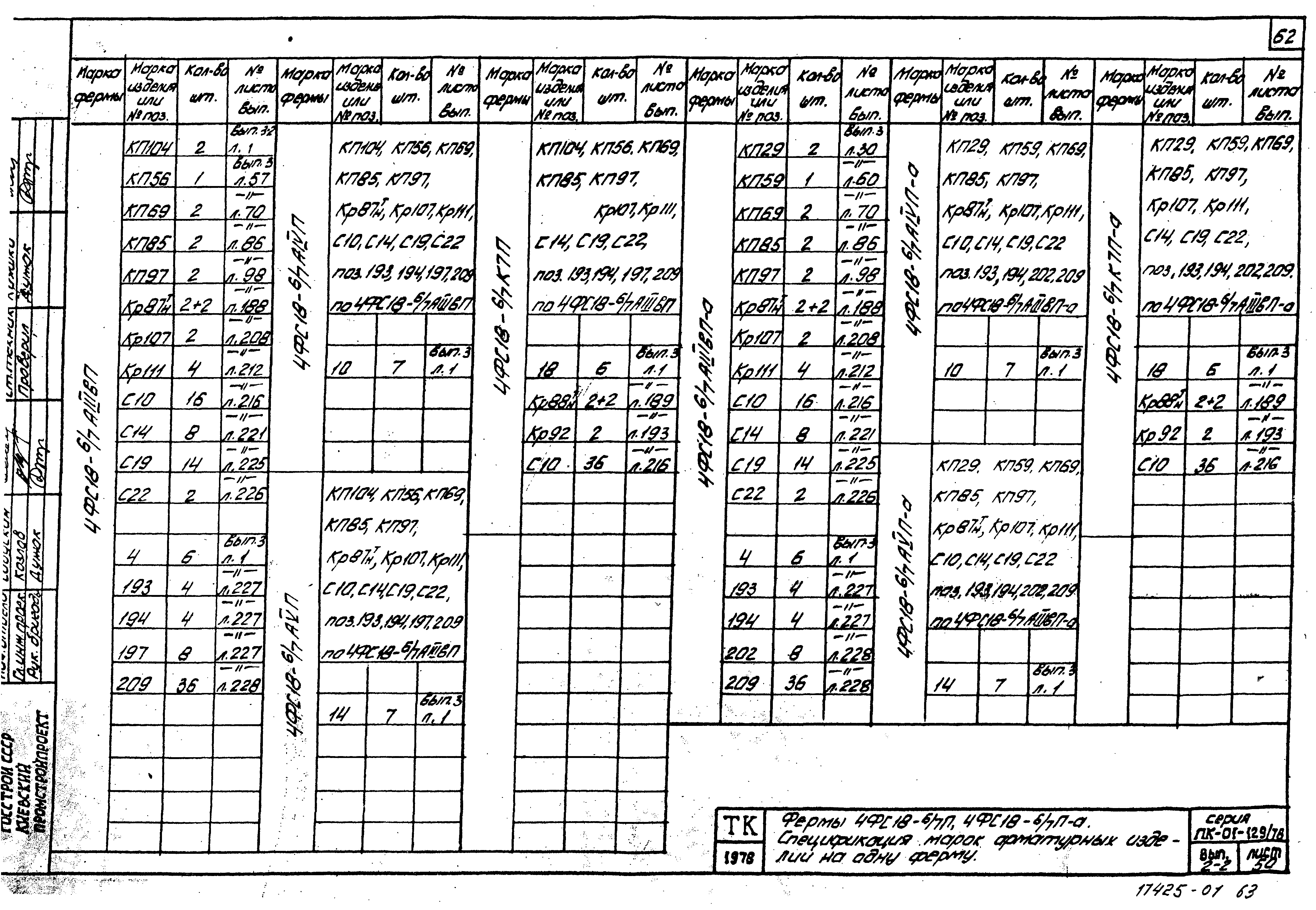 Серия ПК-01-129/78