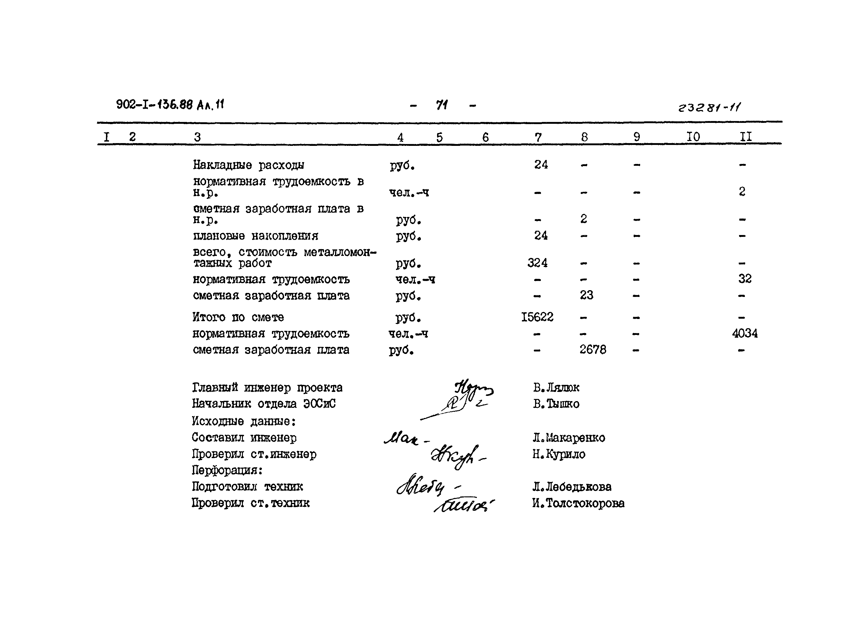 Типовой проект 902-1-136.88