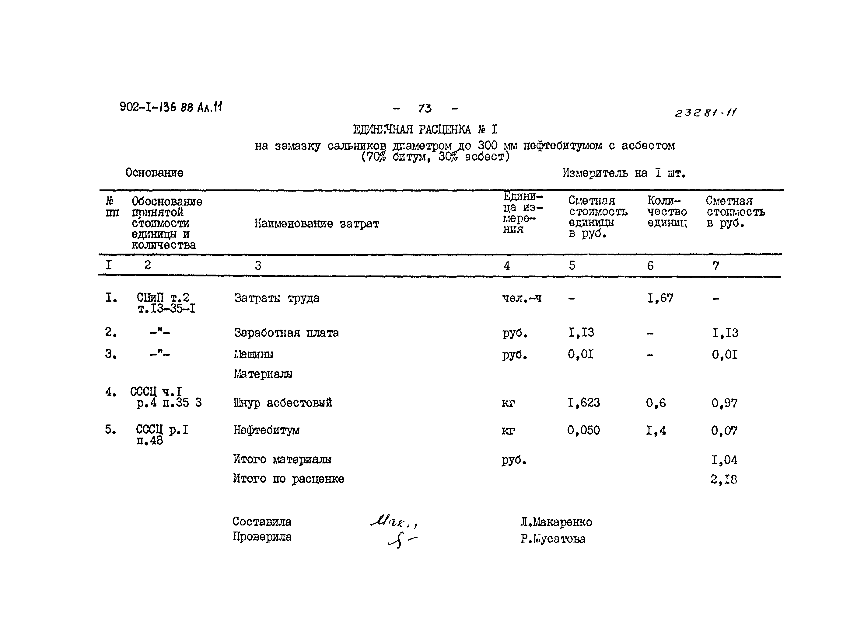 Типовой проект 902-1-136.88