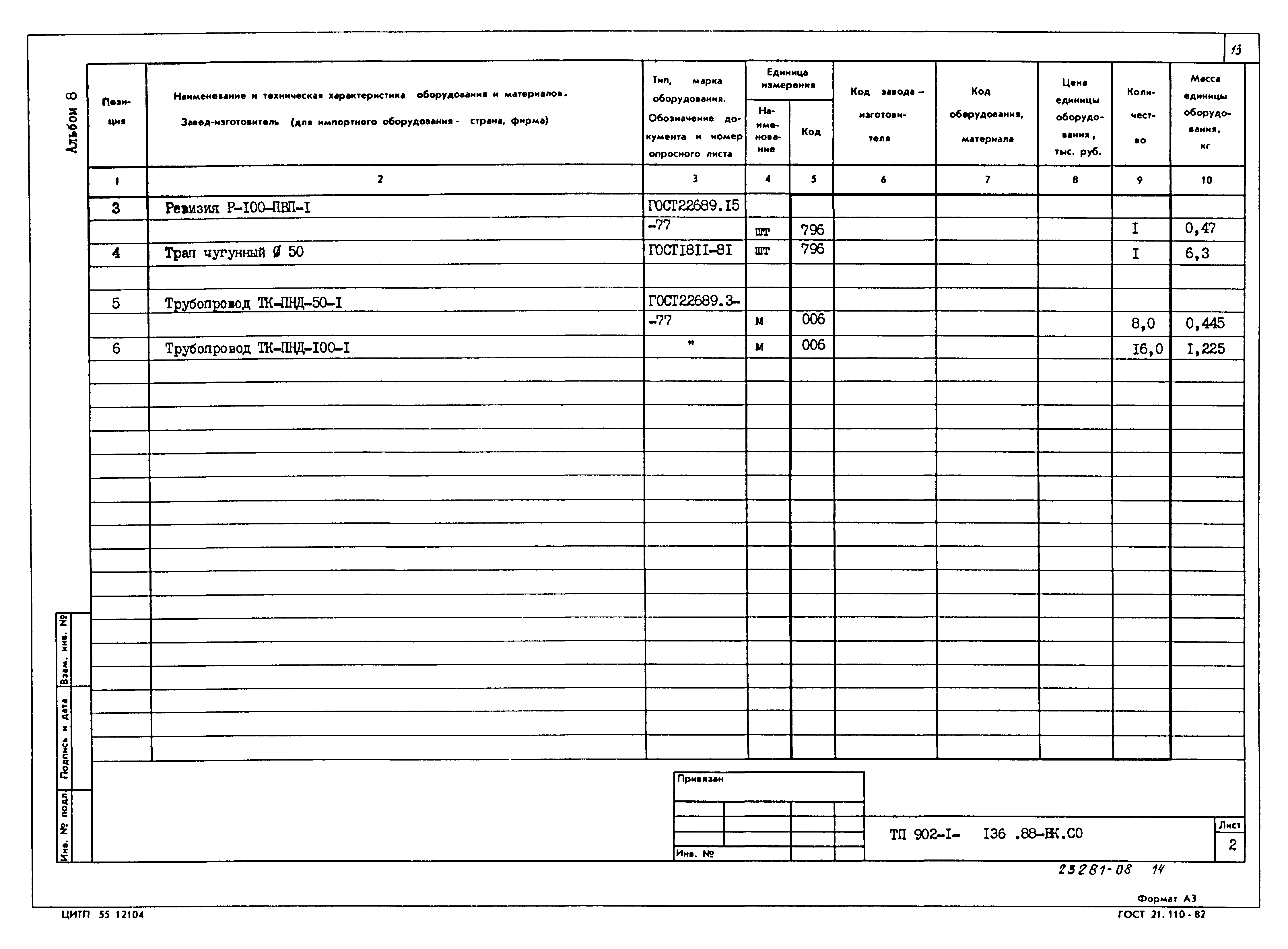 Типовой проект 902-1-136.88