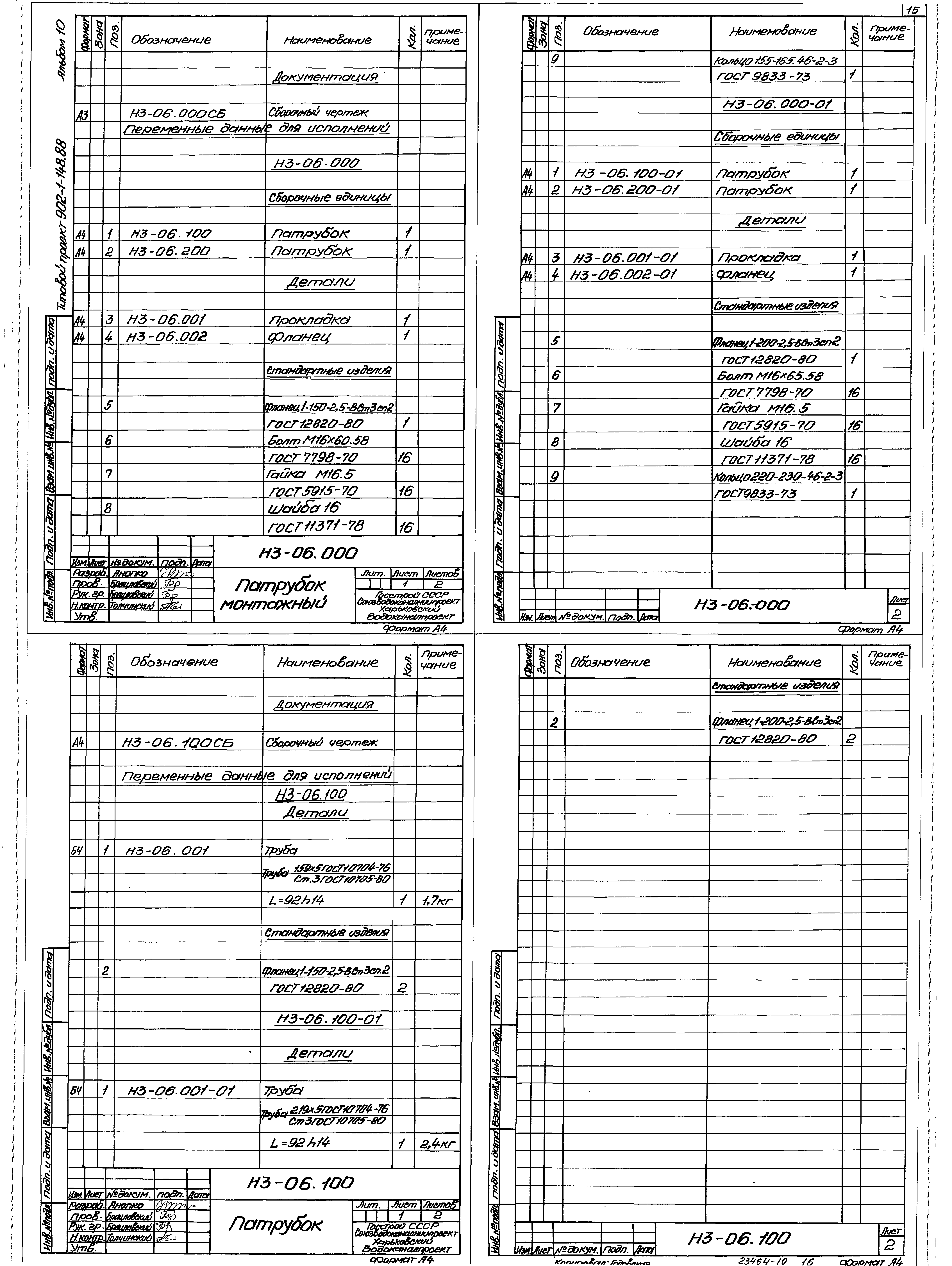 Типовой проект 902-1-148.88