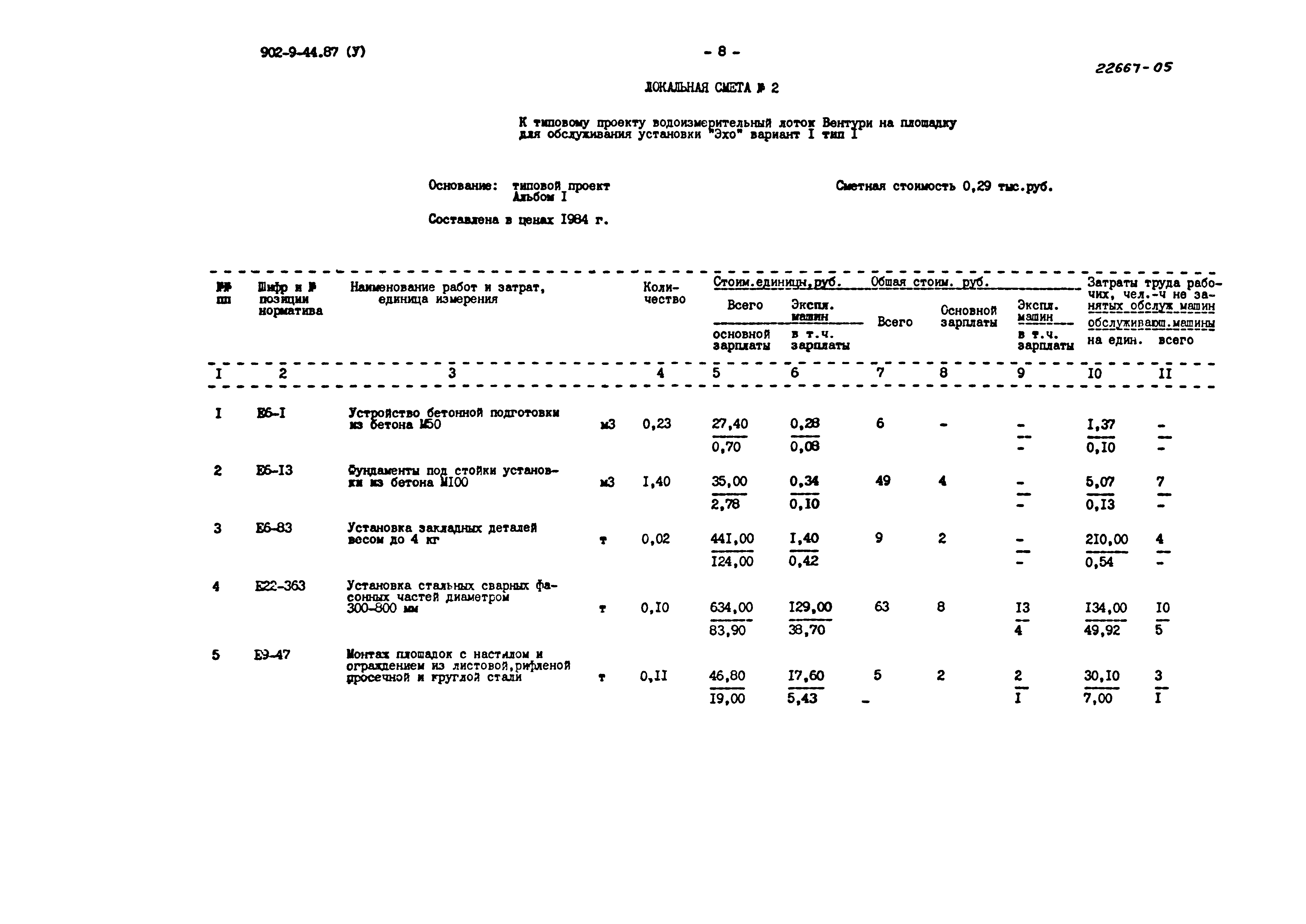 Типовой проект 902-9-44.87