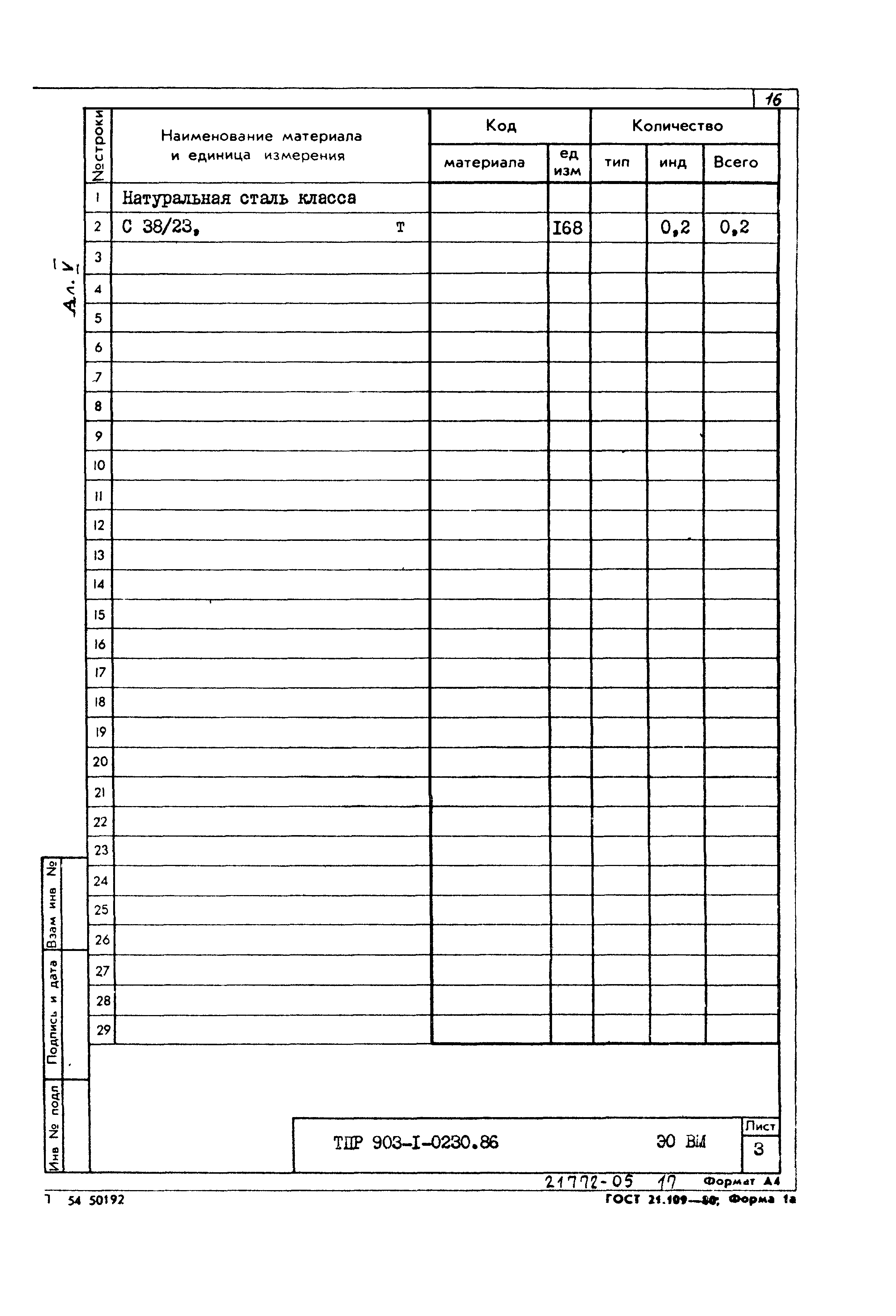 Типовые проектные решения 903-1-0230.86