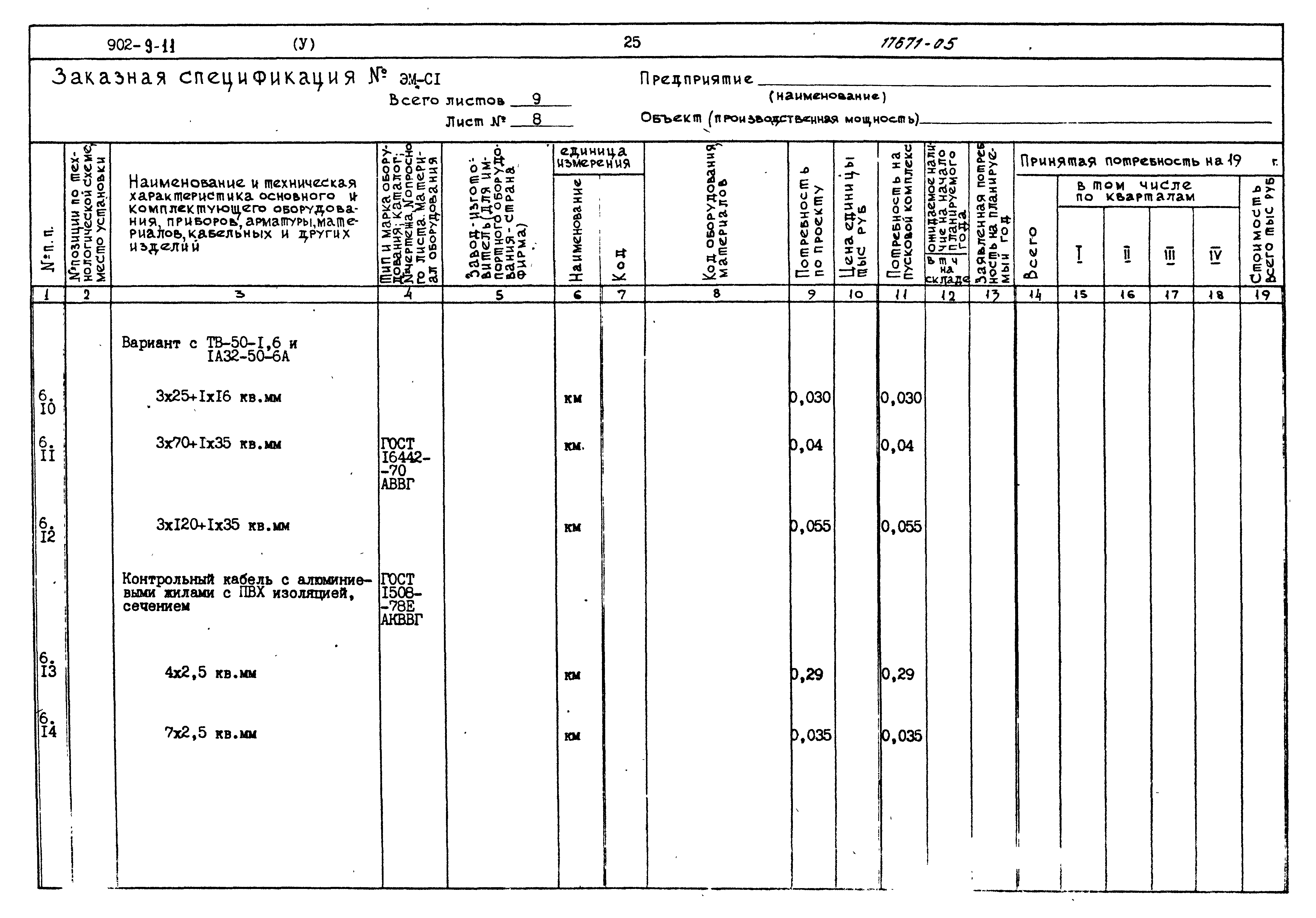 Типовой проект 902-9-11