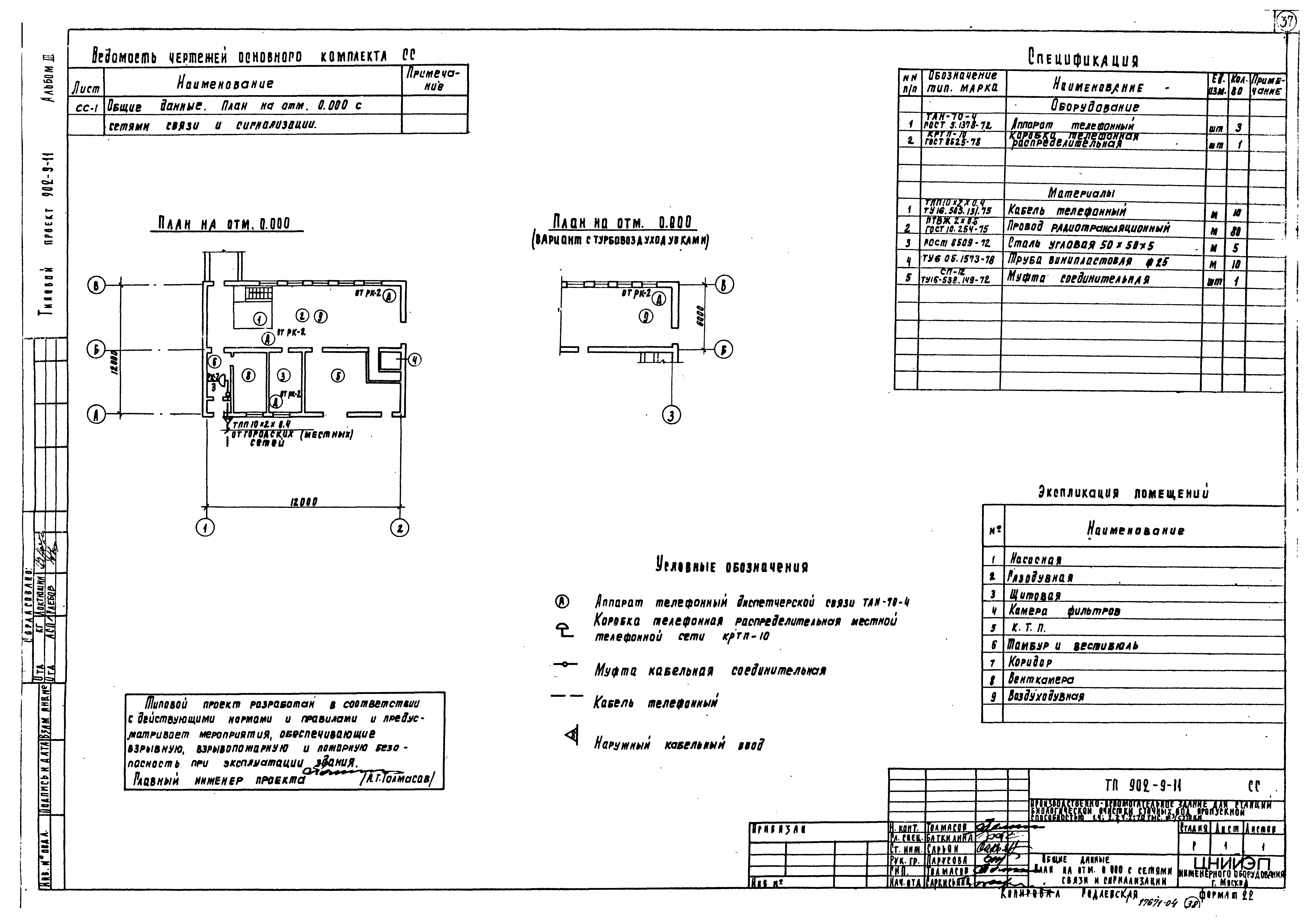 Типовой проект 902-9-11