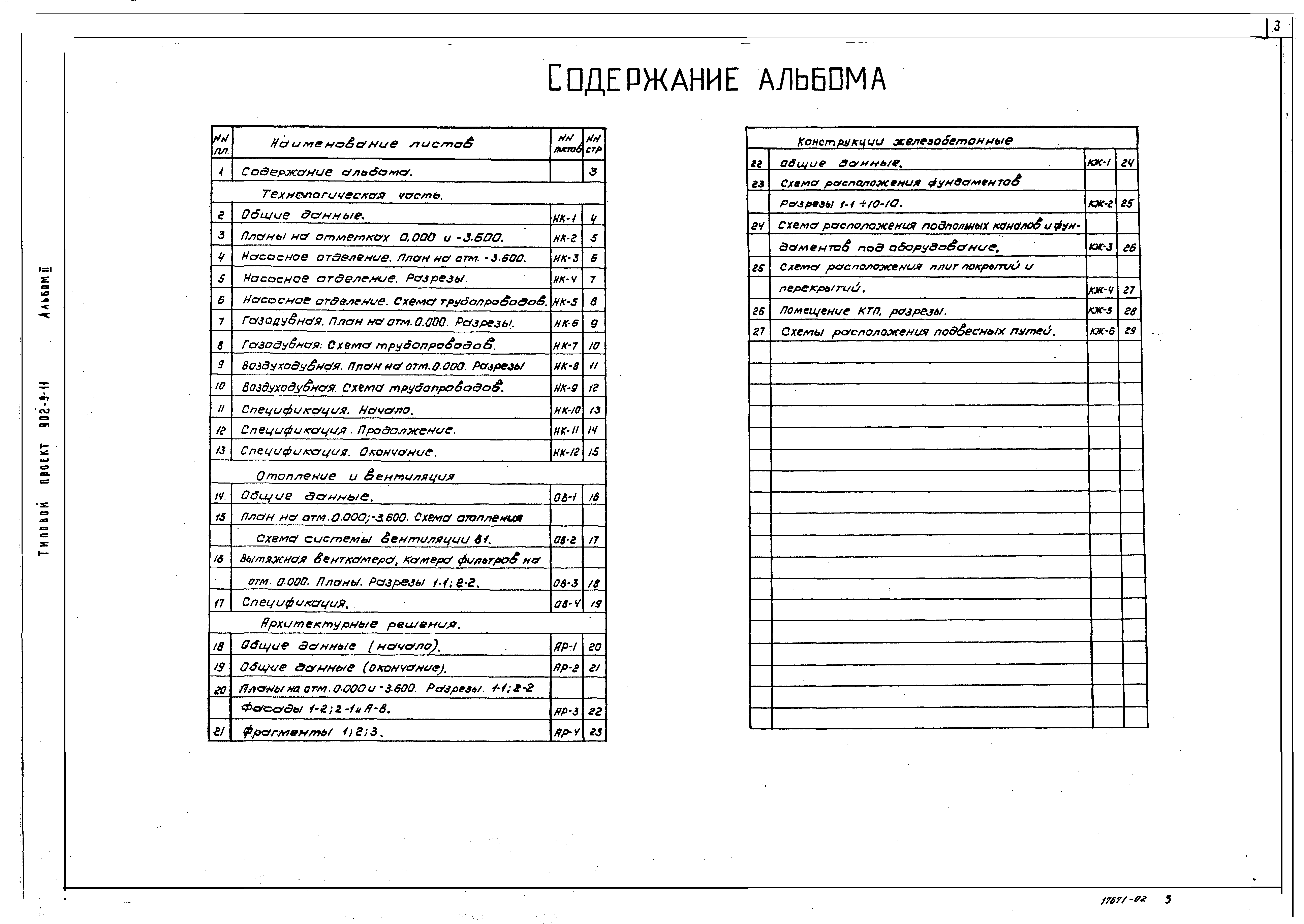 Типовой проект 902-9-11