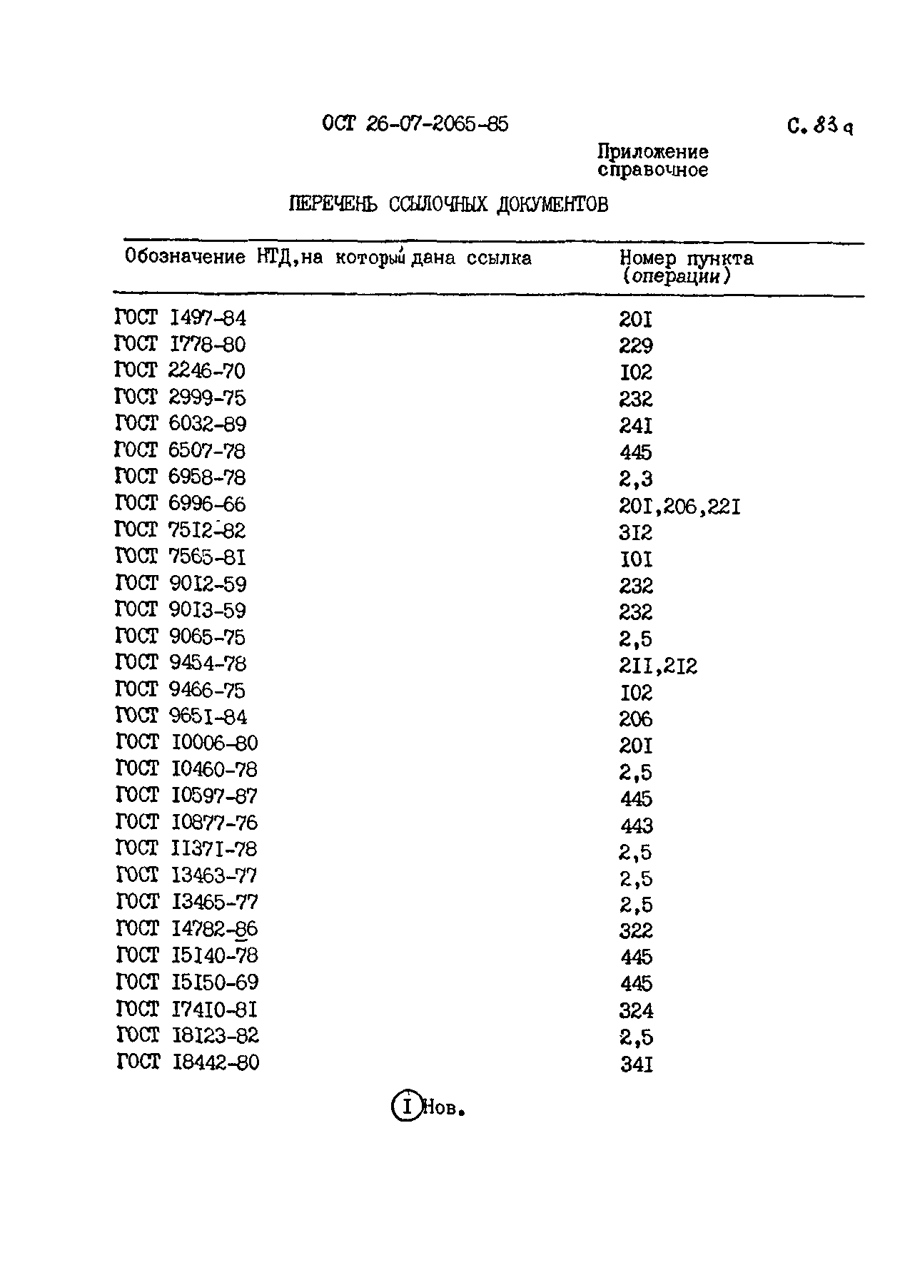 ОСТ 26-07-2065-85