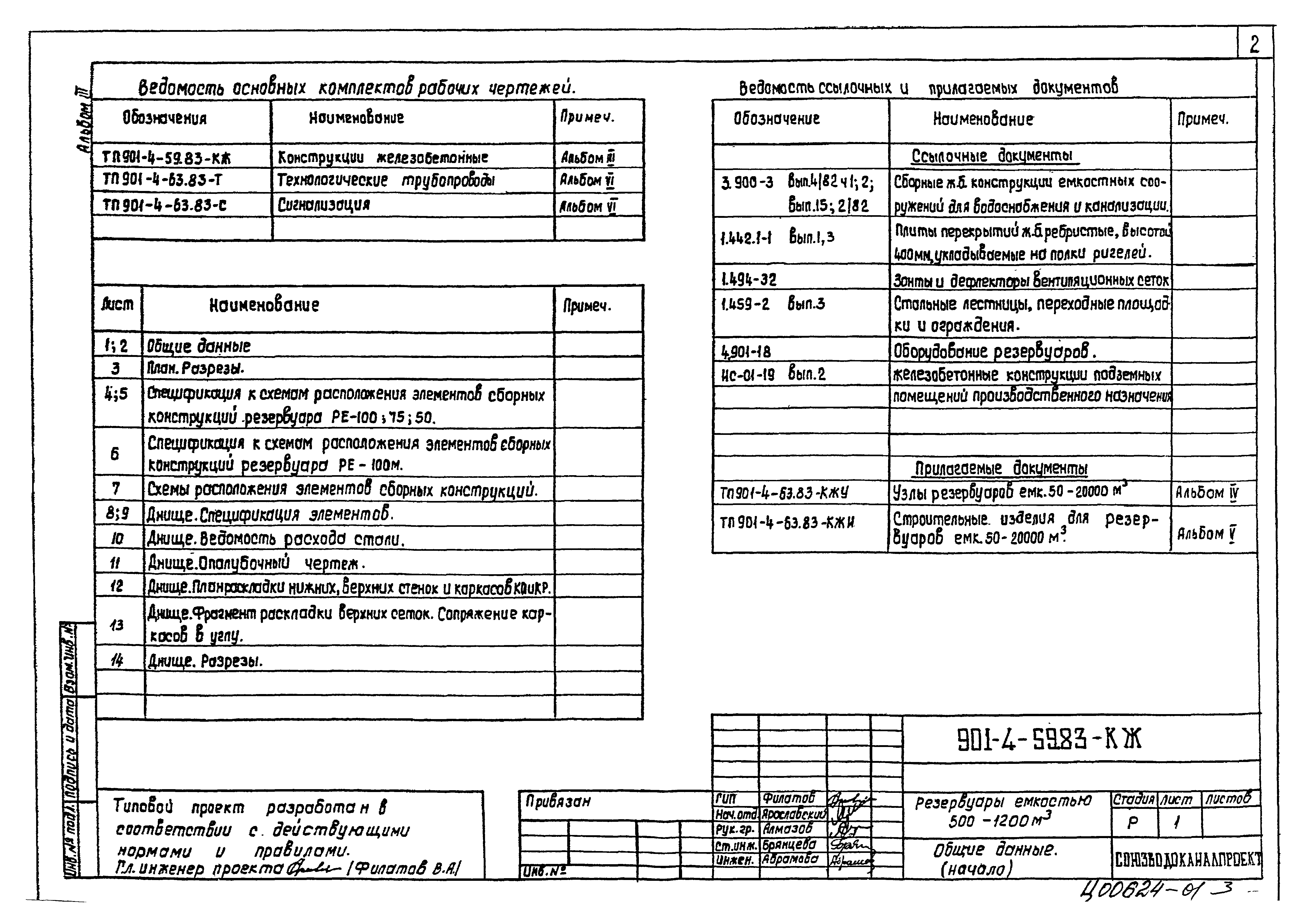 Типовой проект 901-4-59.83