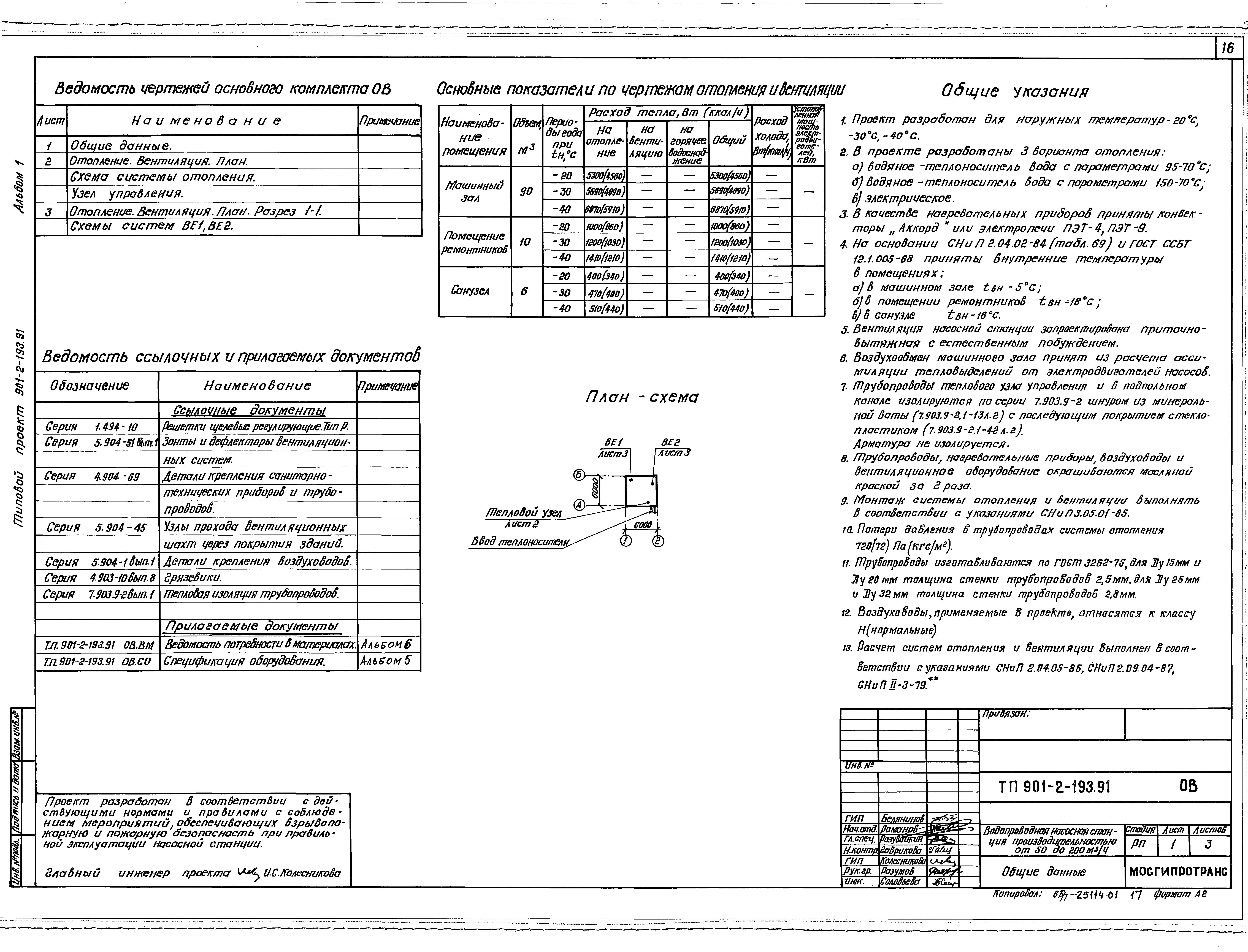 Типовой проект 901-2-193.91