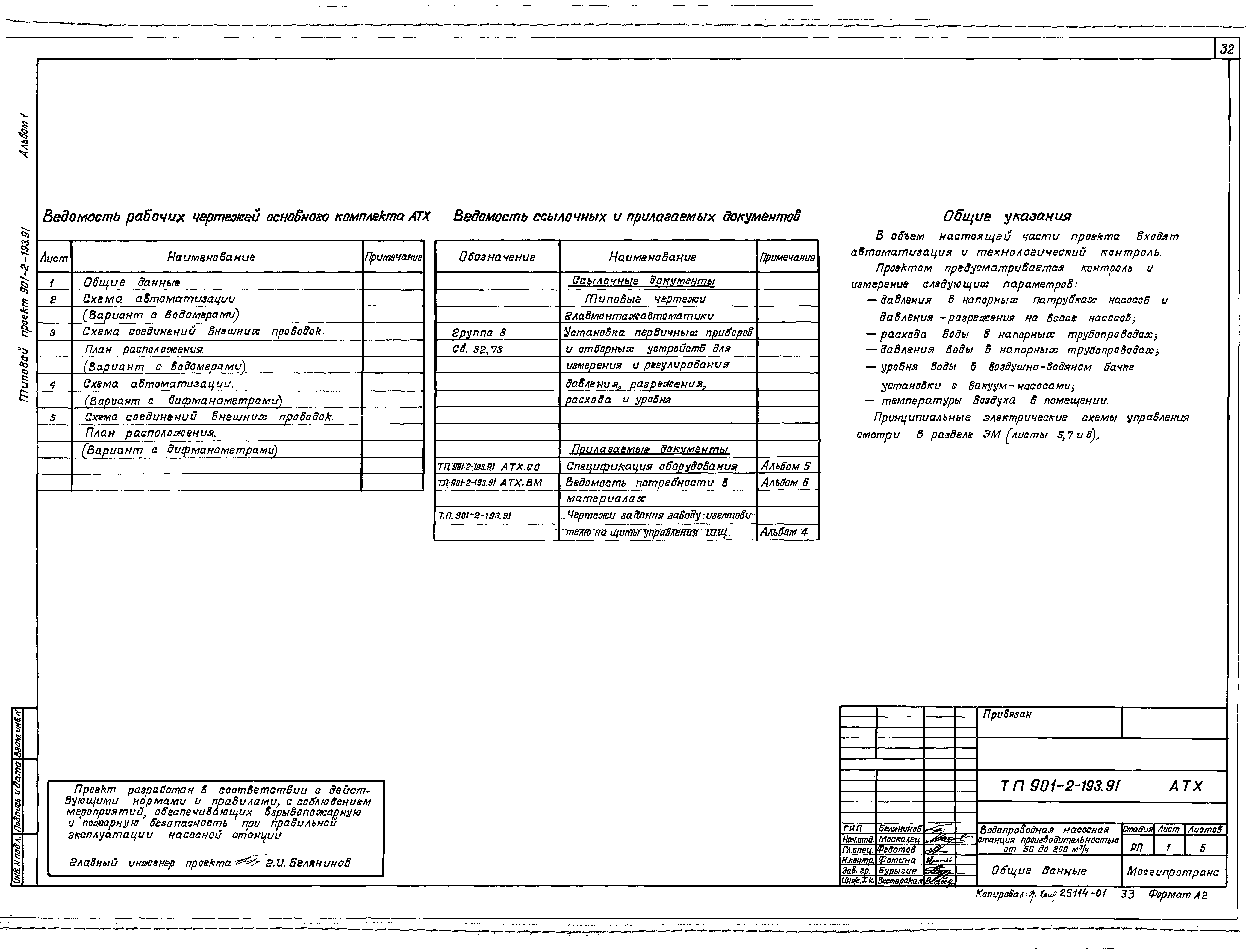Типовой проект 901-2-193.91