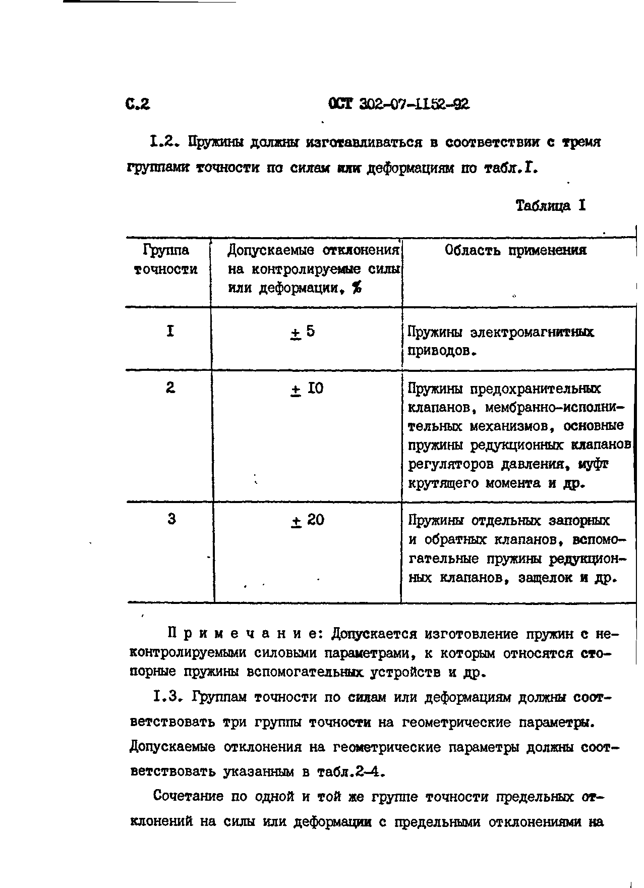 ОСТ 302-07-1152-92