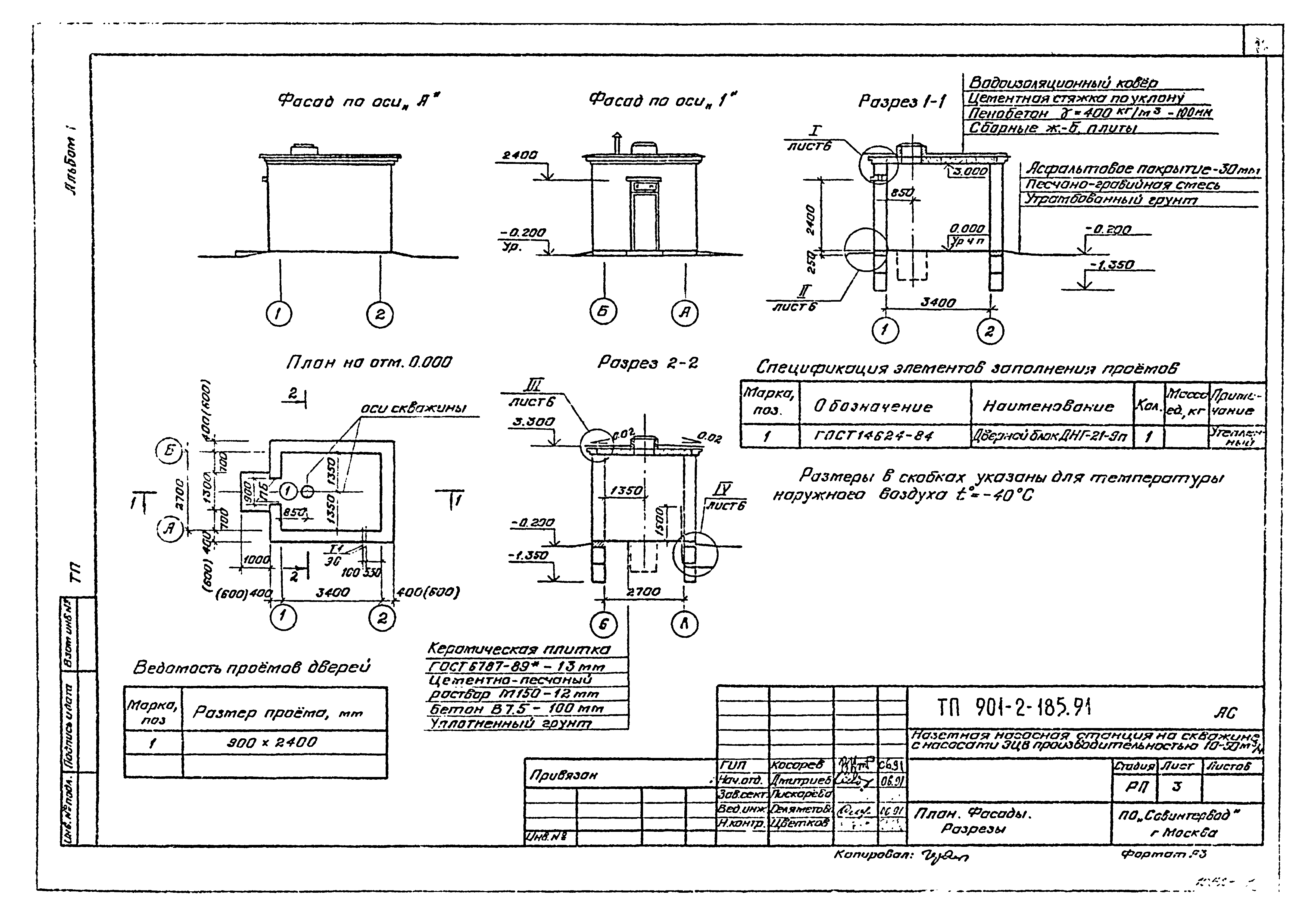 Типовой проект 901-2-185.91