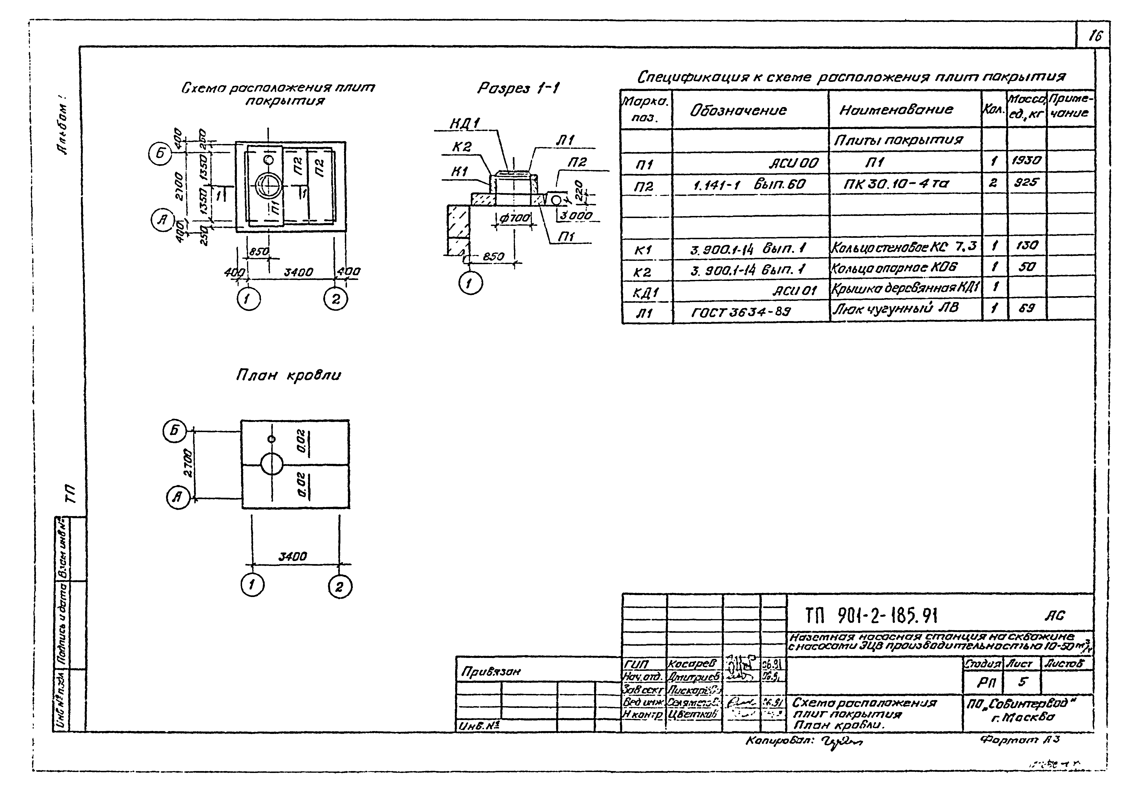 Типовой проект 901-2-185.91