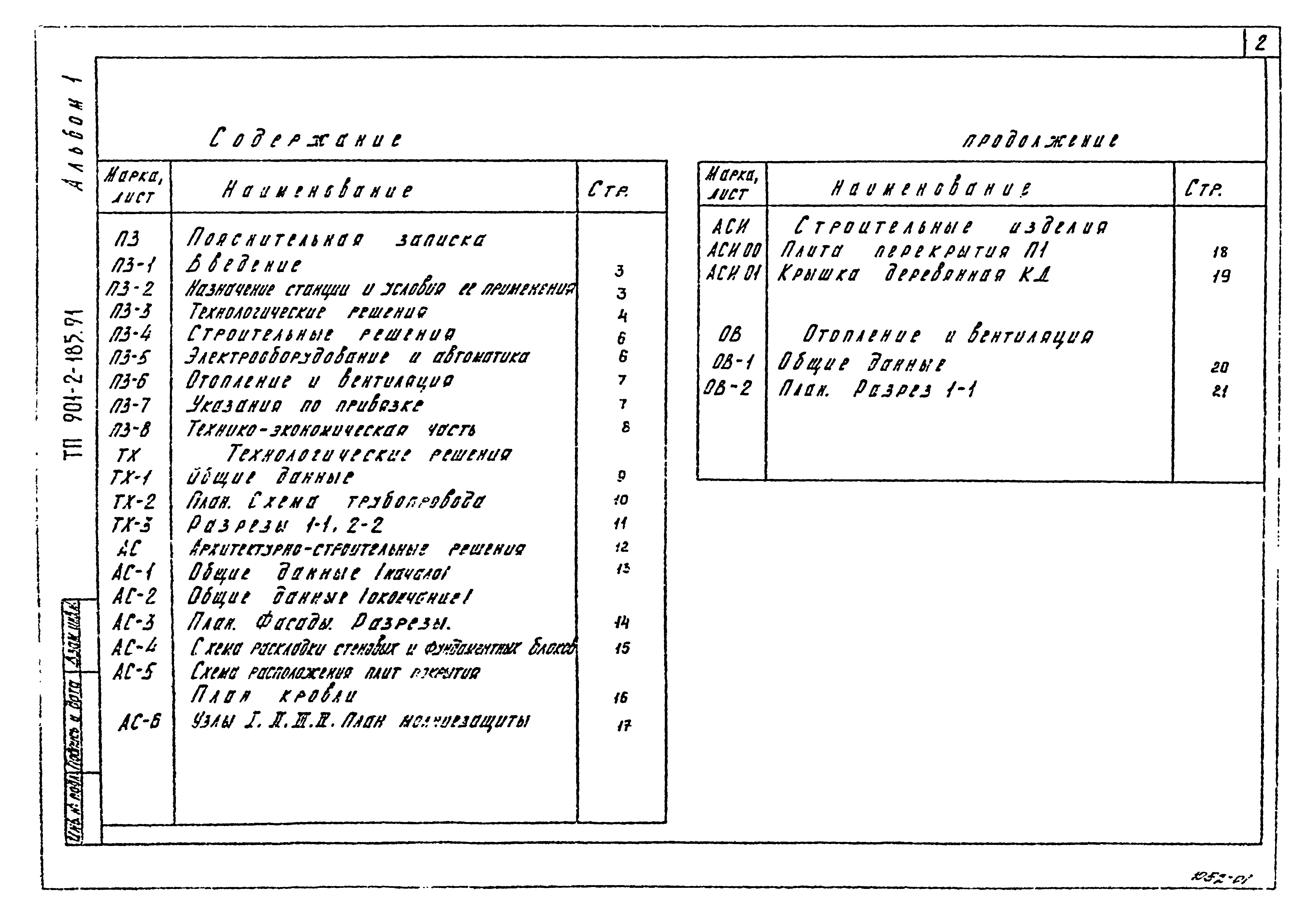 Типовой проект 901-2-185.91