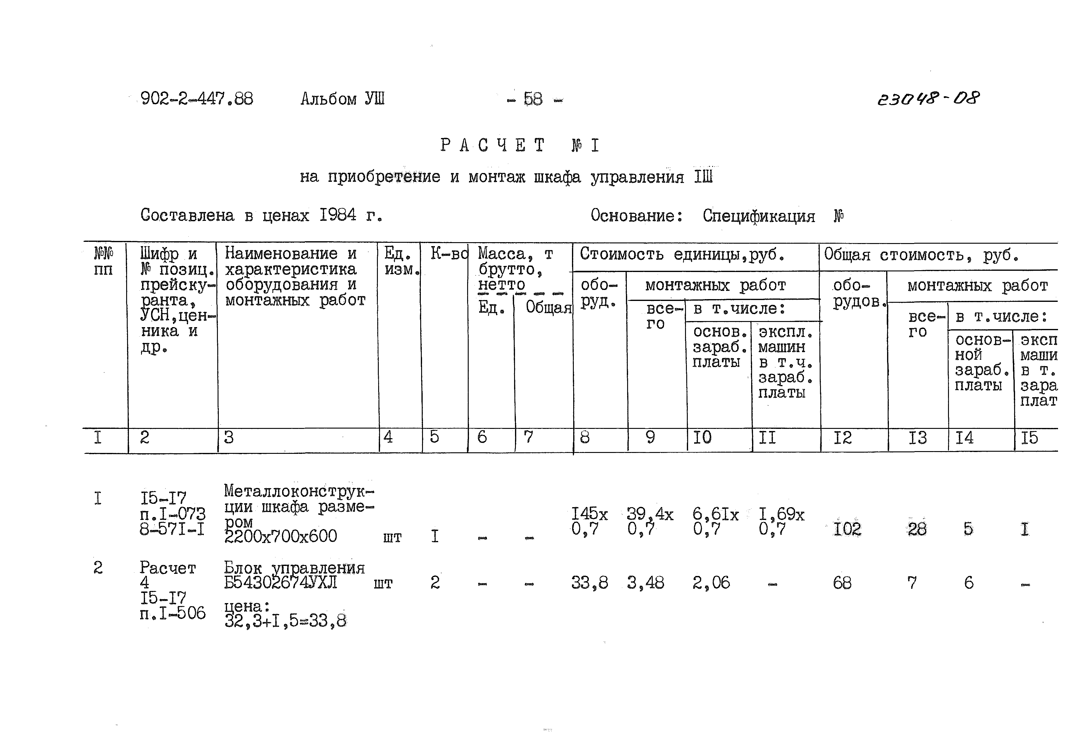 Типовой проект 902-2-447.88