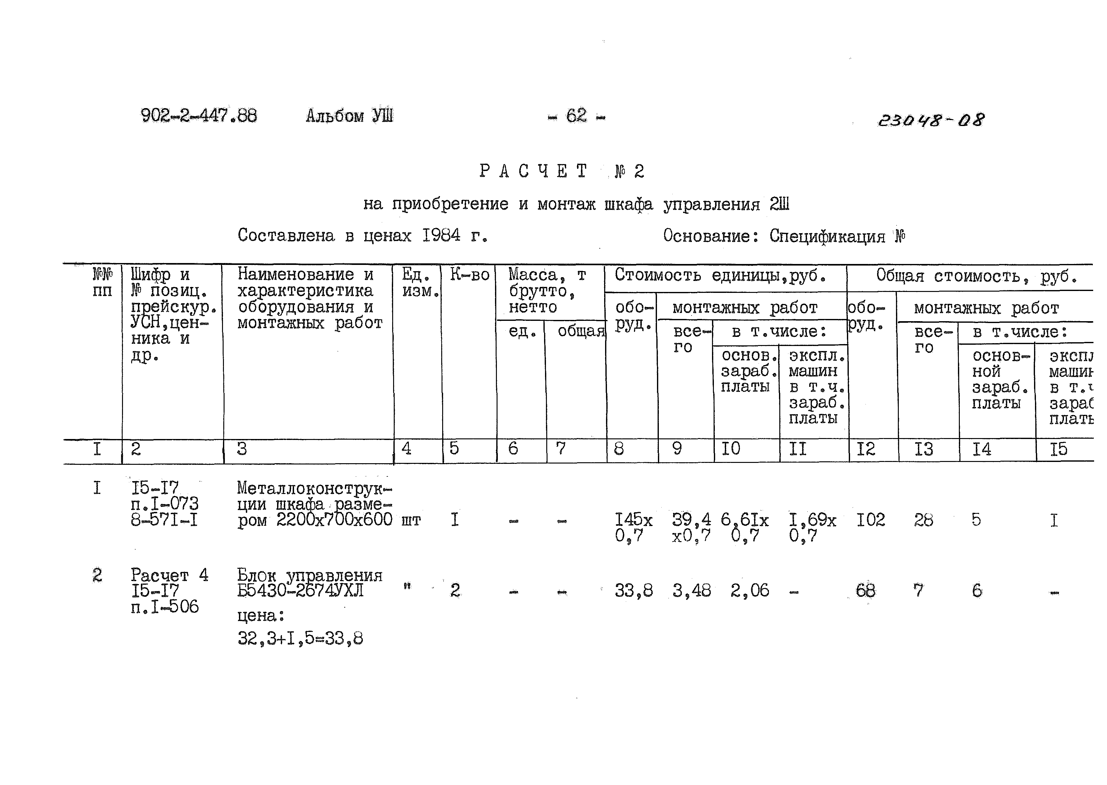 Типовой проект 902-2-447.88