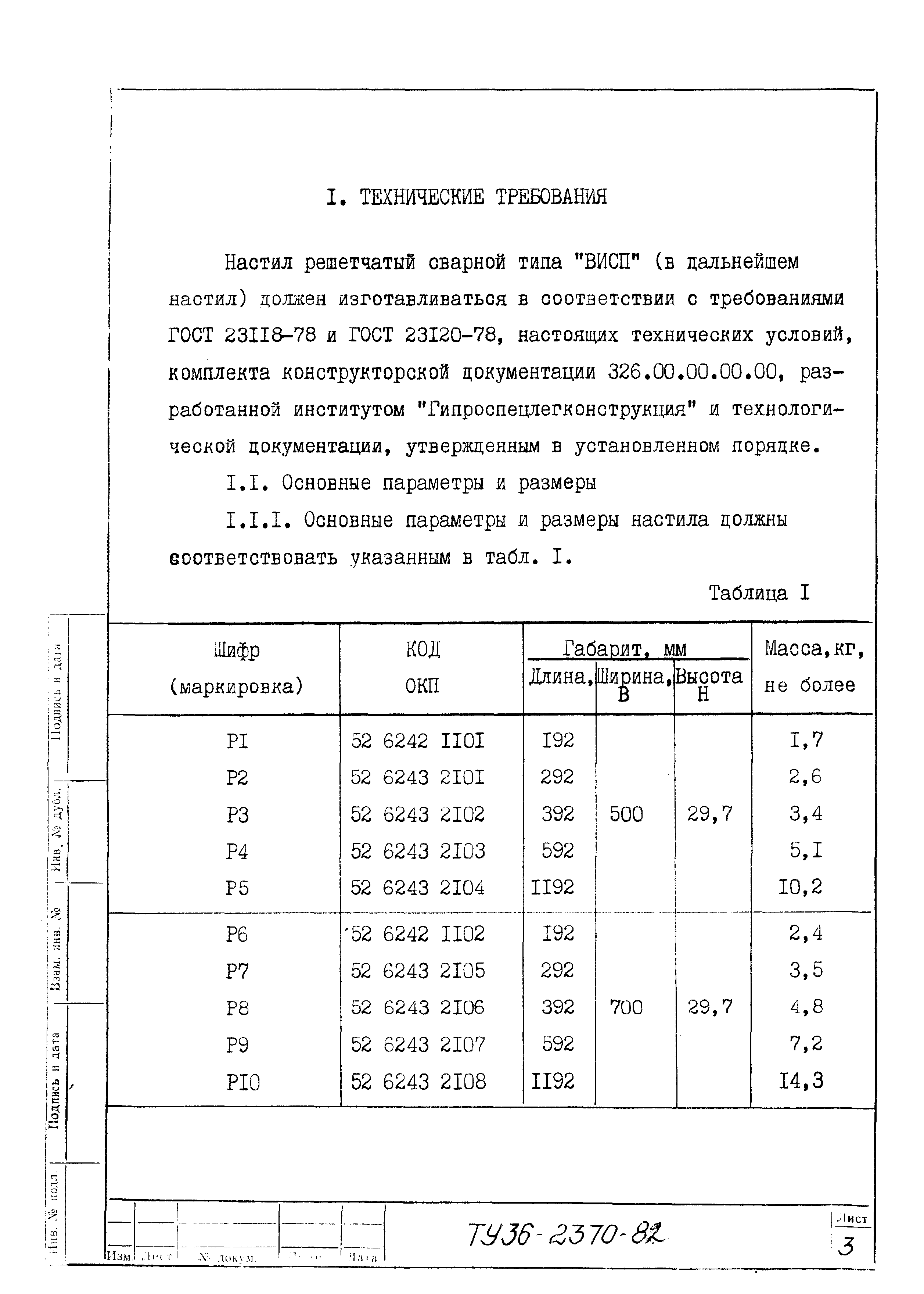 ТУ 36-2370-82