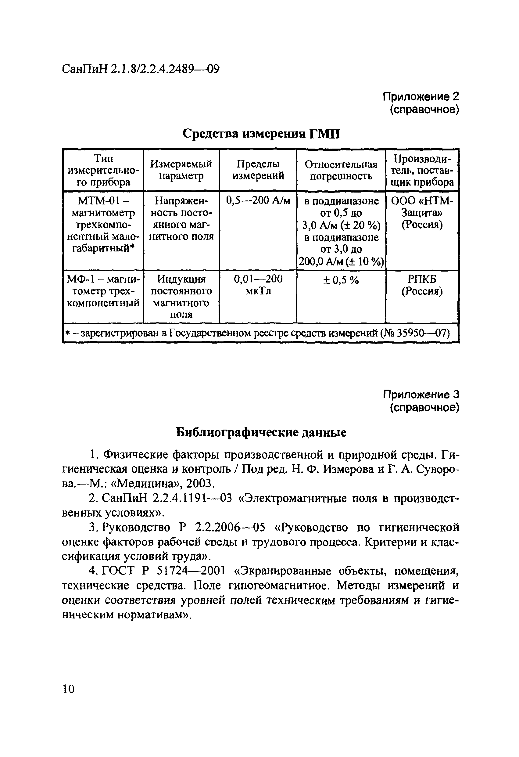 СанПиН 2.1.8/2.2.4.2489-09