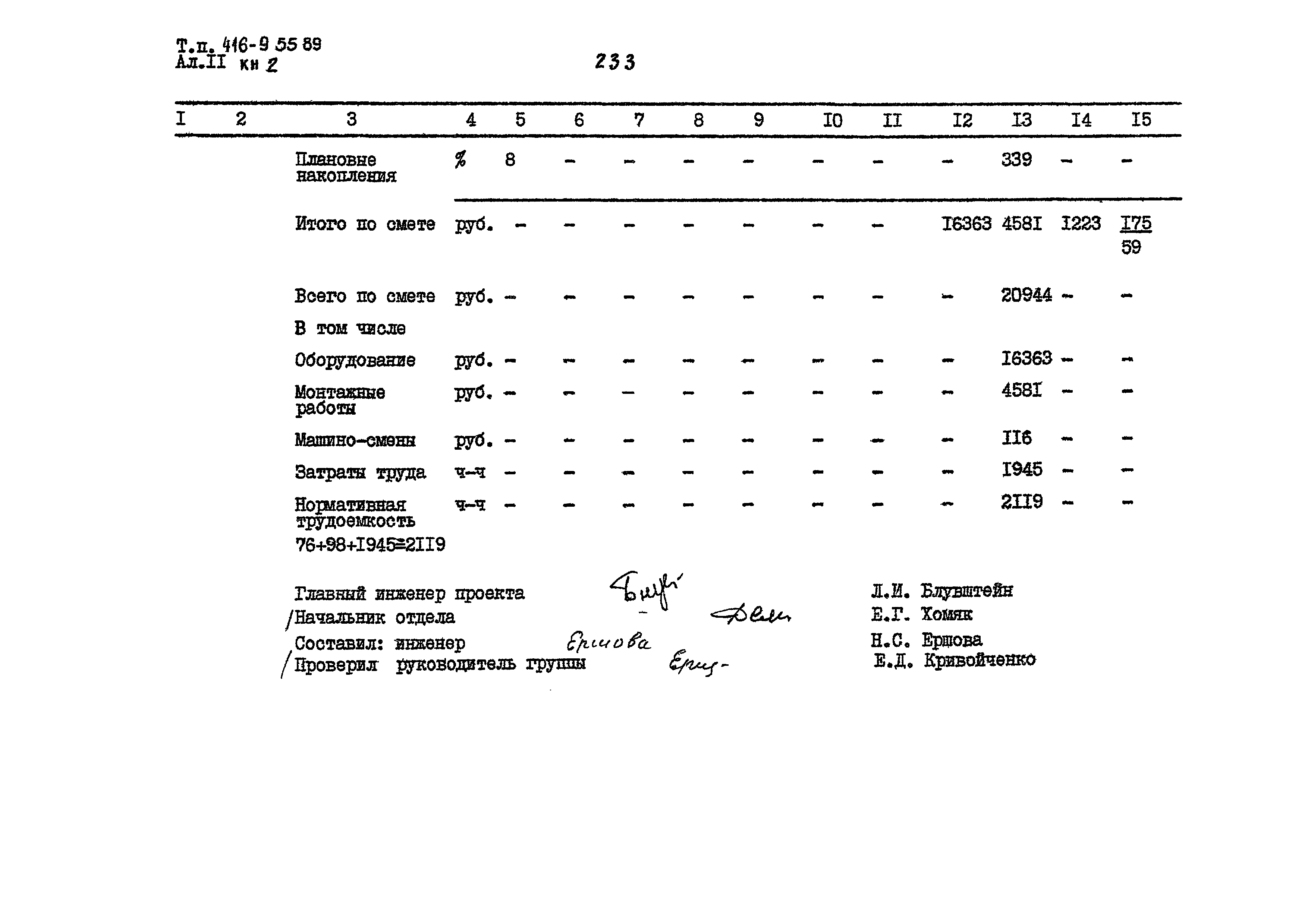 Типовой проект 416-9-55.89