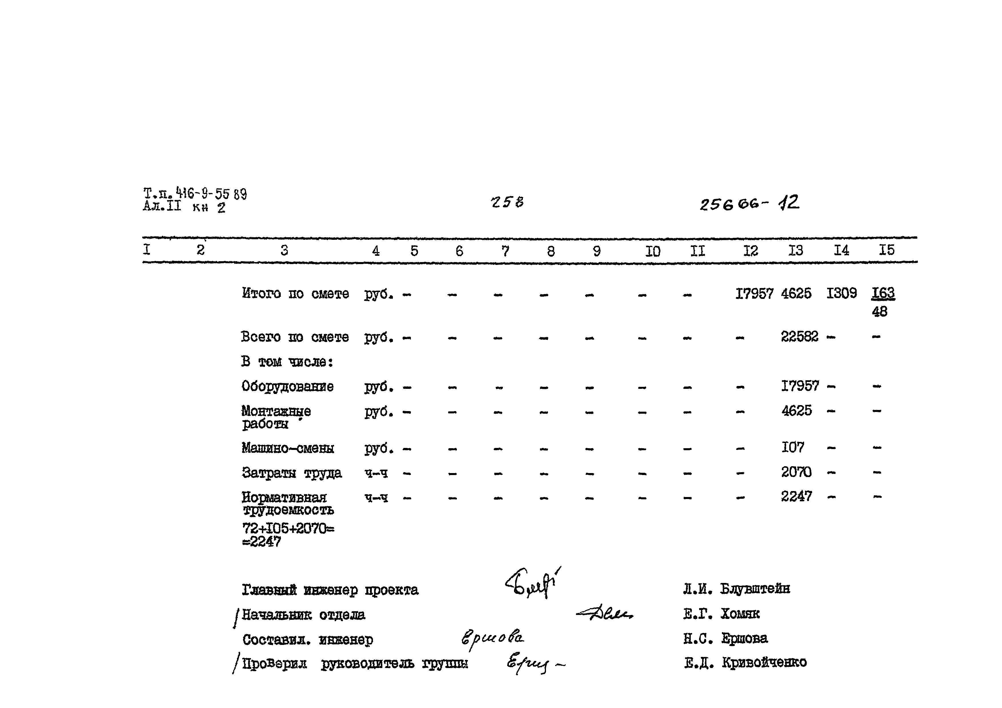 Типовой проект 416-9-55.89