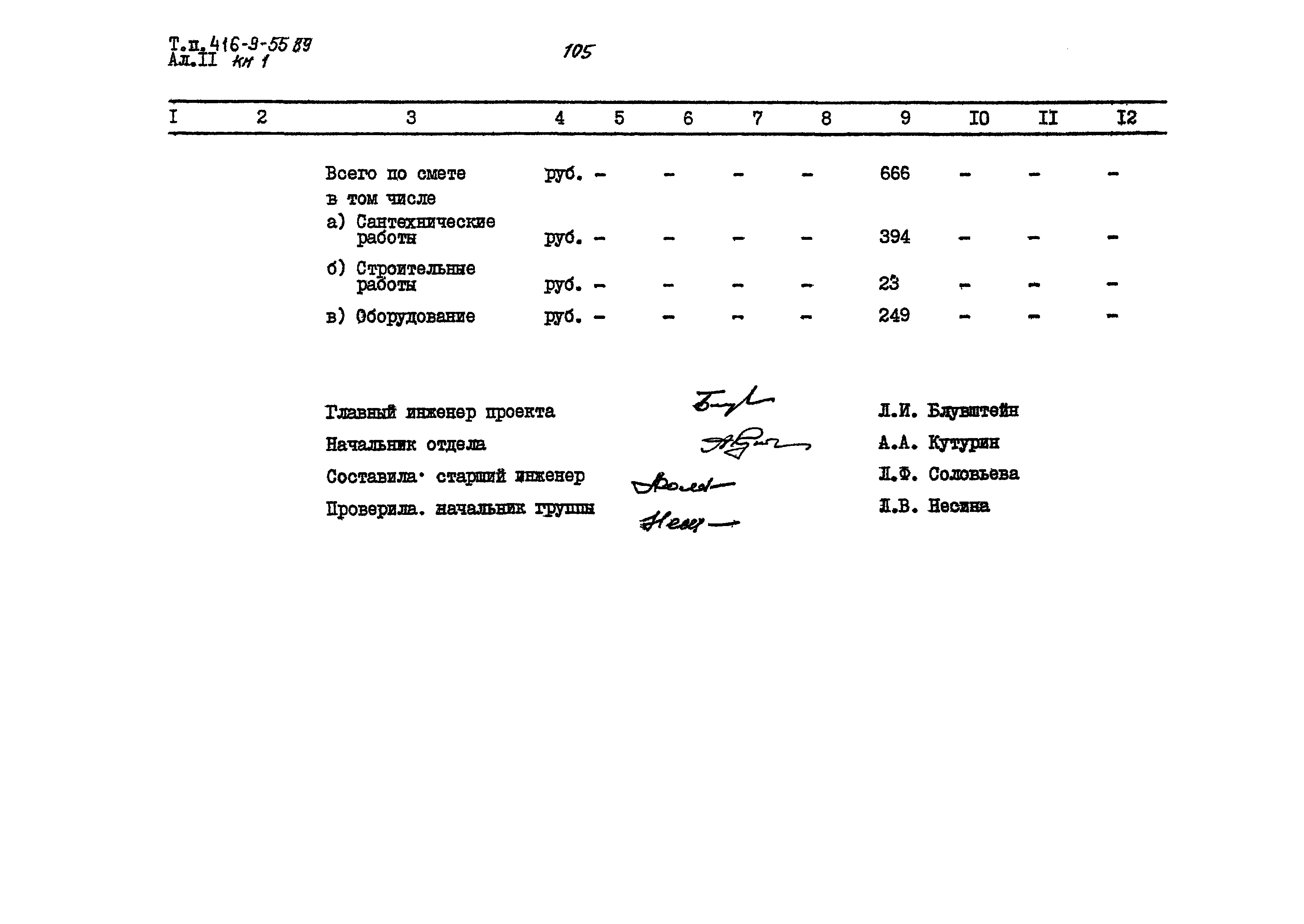 Типовой проект 416-9-55.89