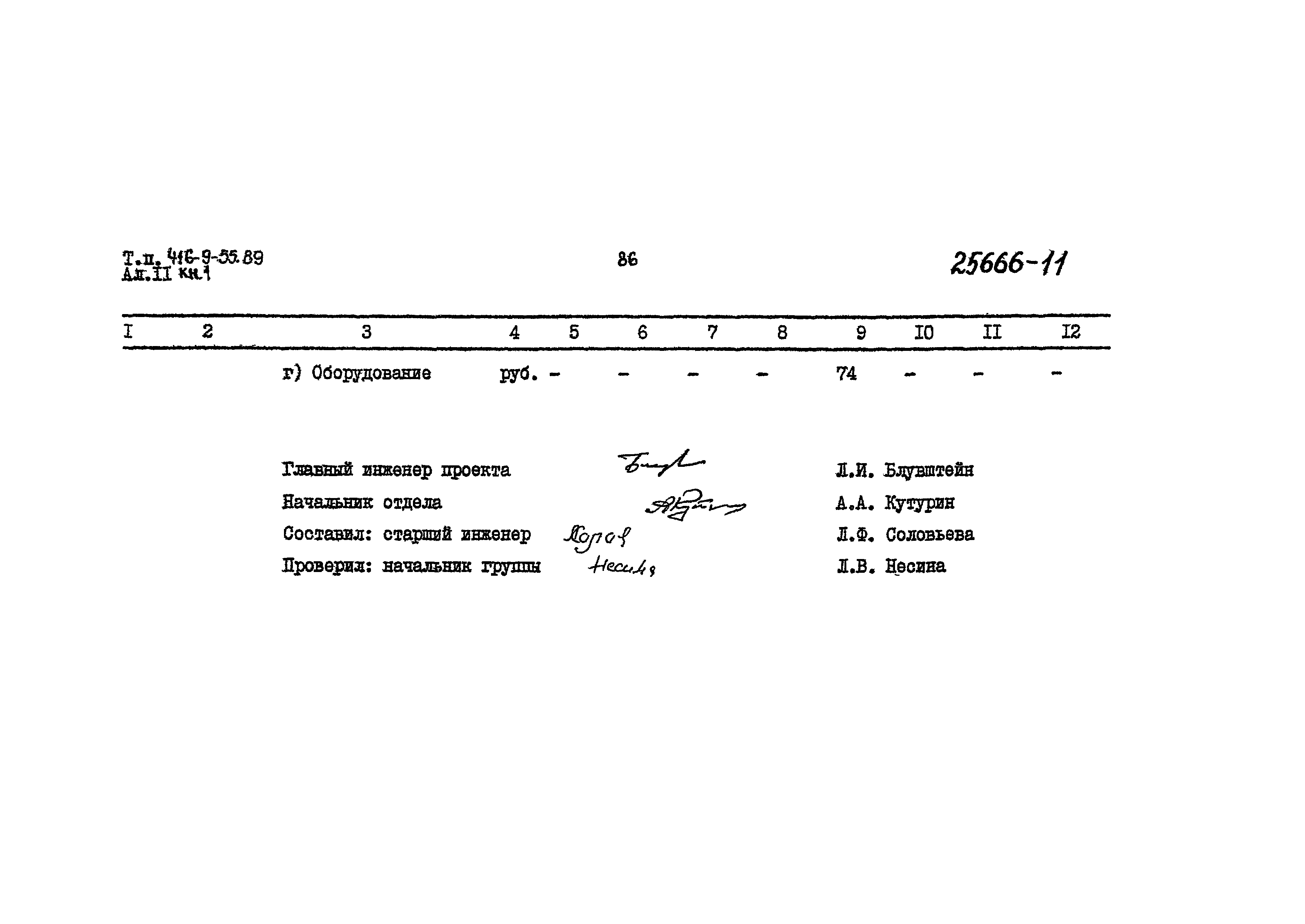 Типовой проект 416-9-55.89