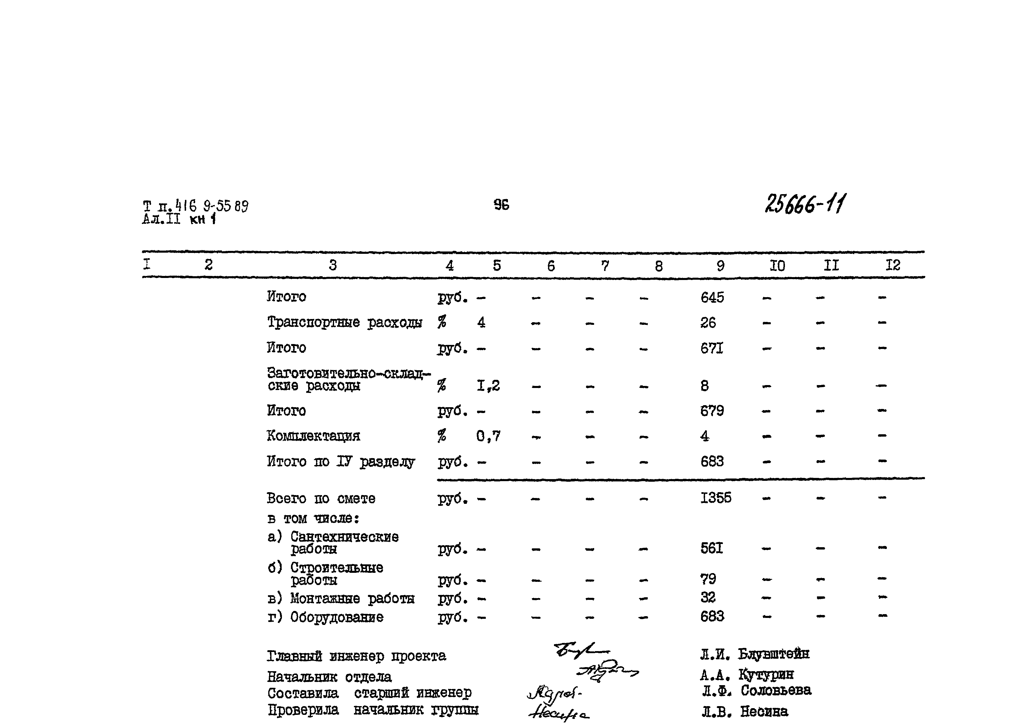 Типовой проект 416-9-55.89