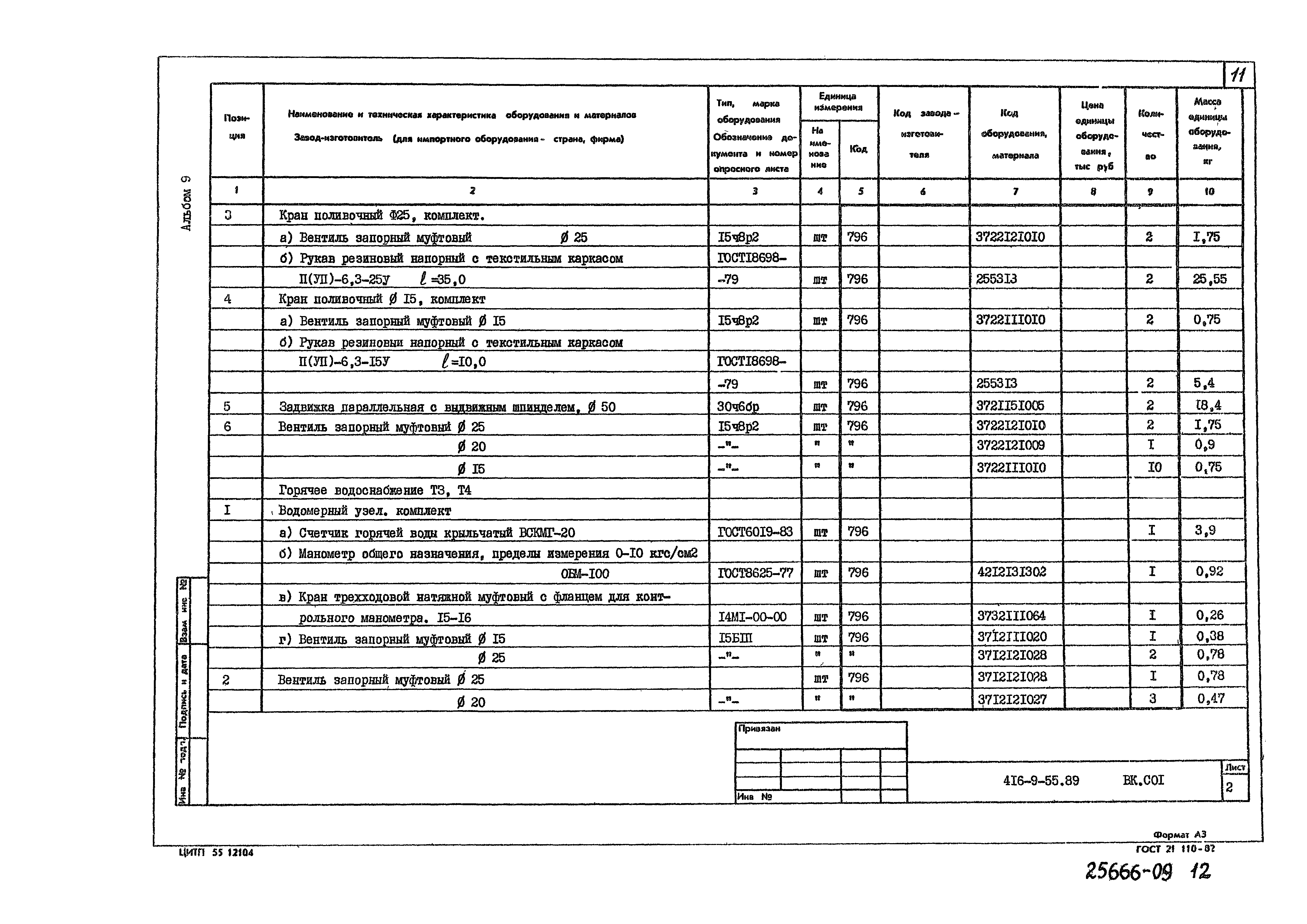 Типовой проект 416-9-55.89
