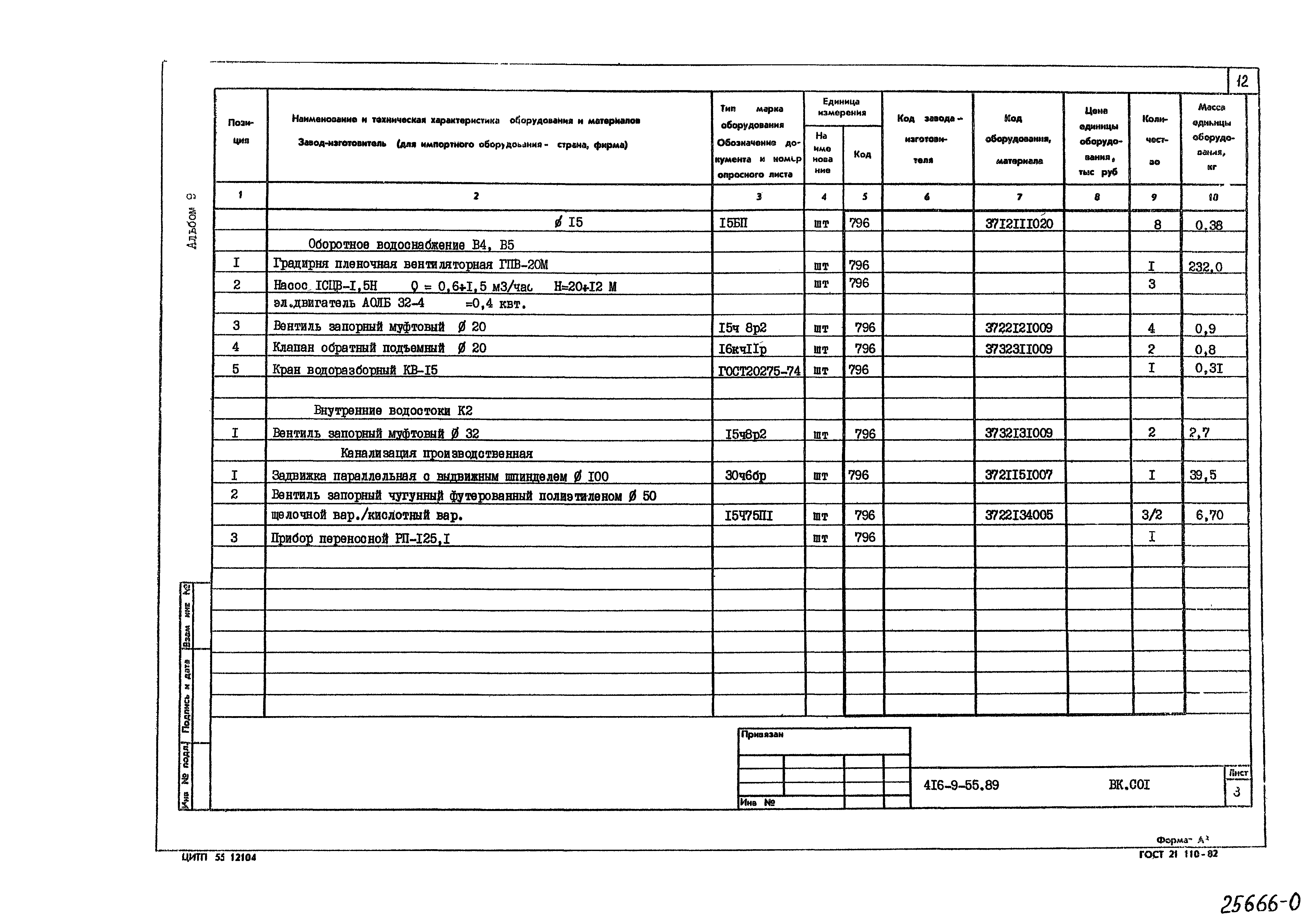 Типовой проект 416-9-55.89