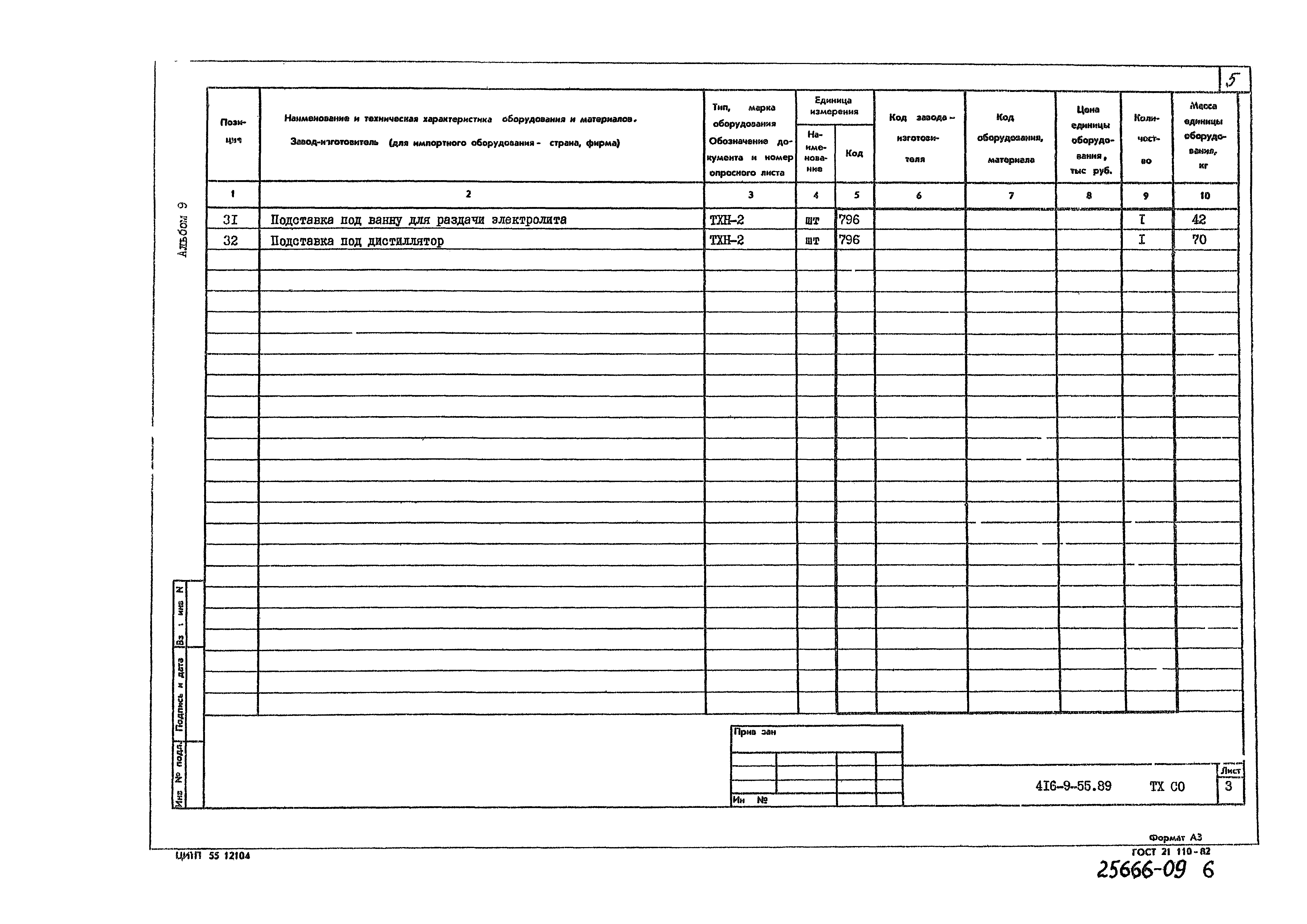 Типовой проект 416-9-55.89