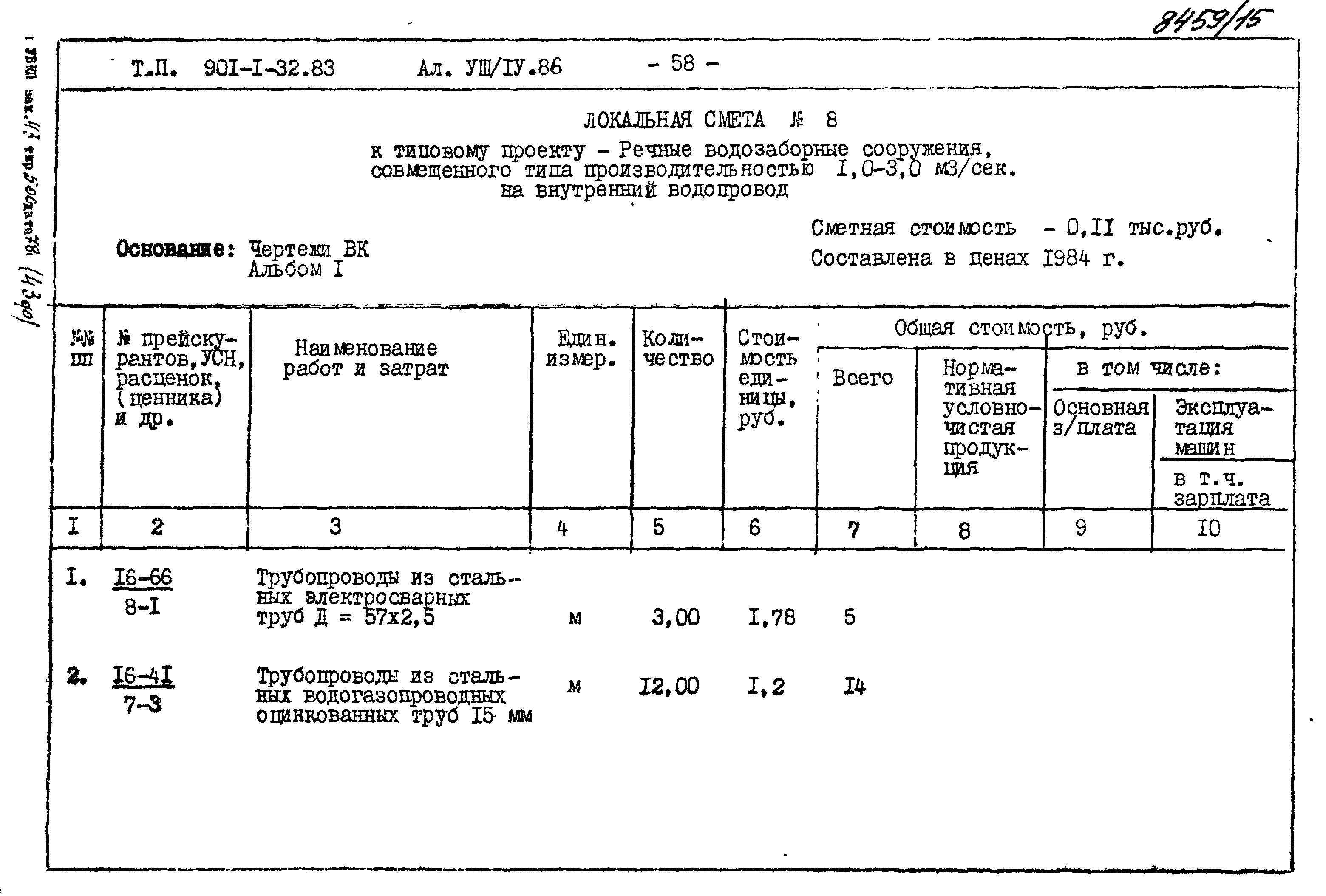 Типовой проект 901-1-71.87