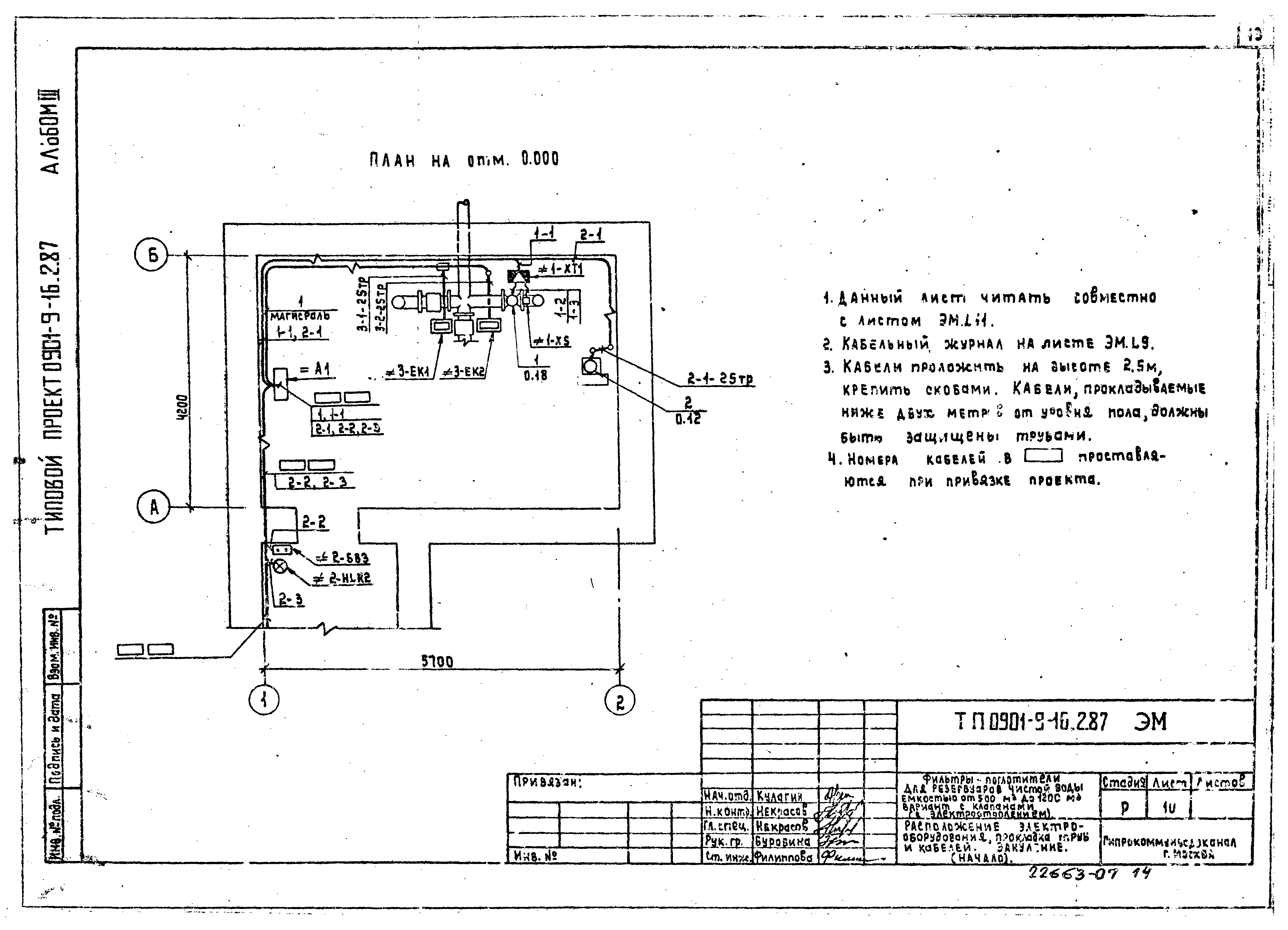Типовой проект 0901-9-16.2.87