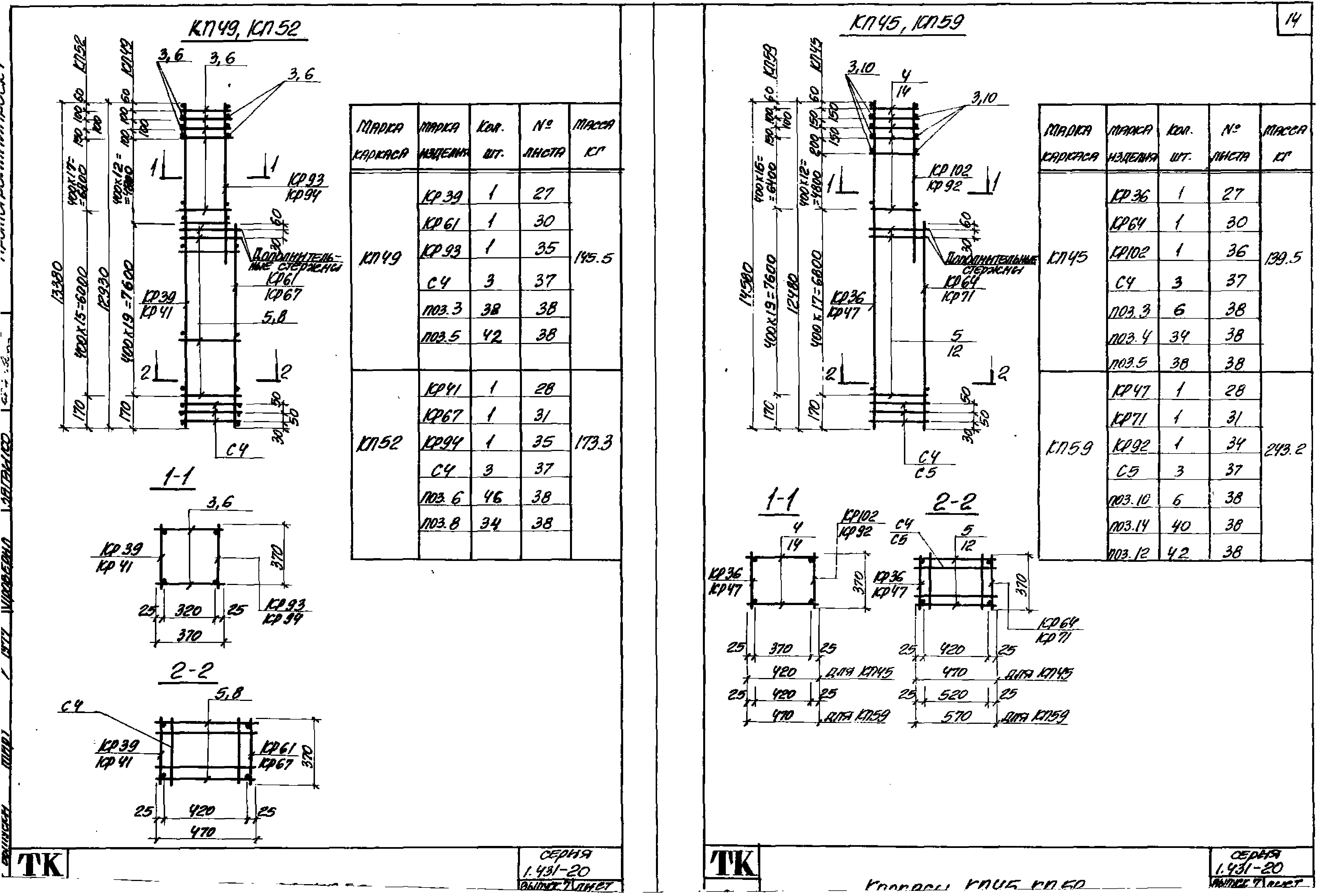 Серия 1.431-20