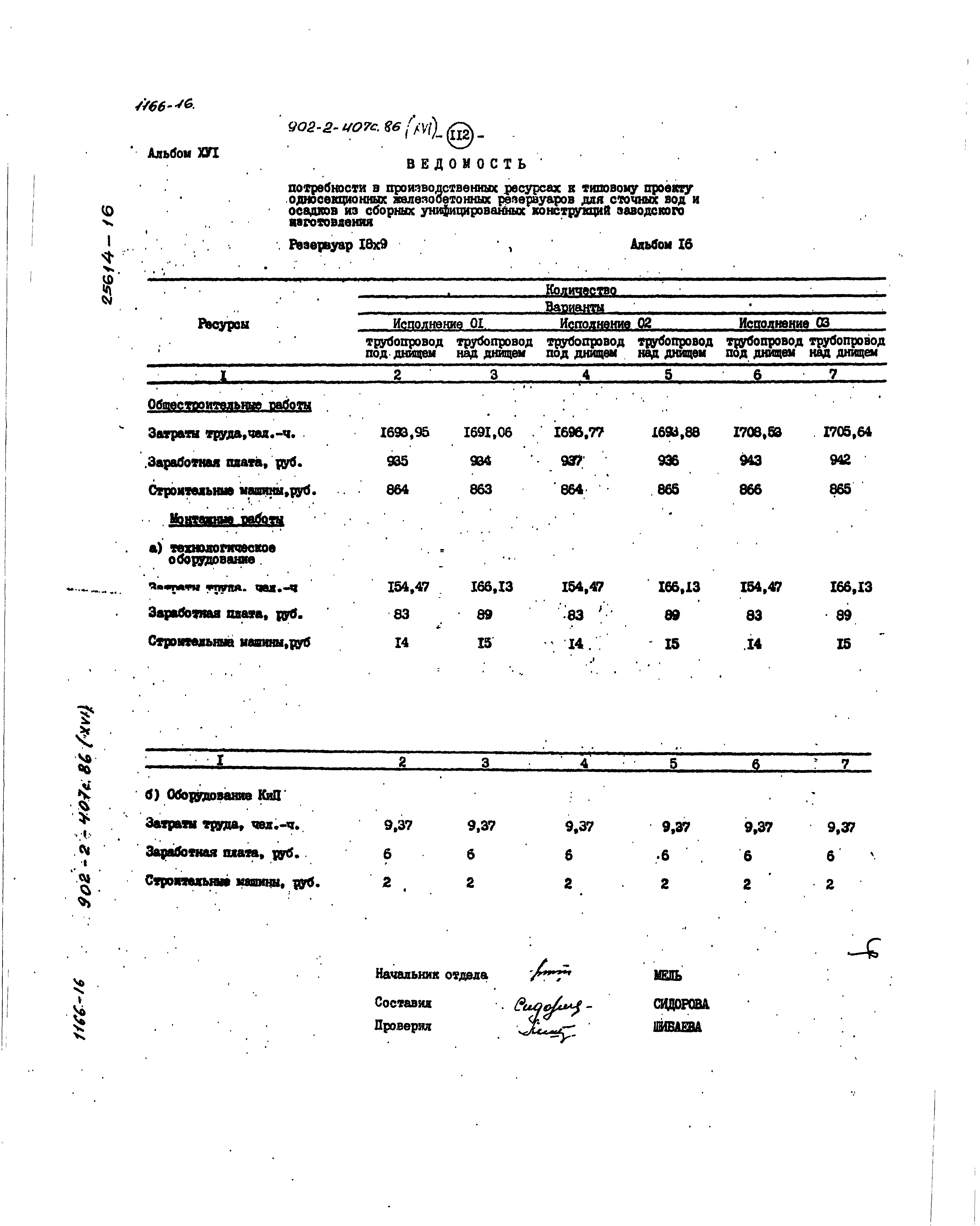 Типовой проект 902-2-407с.86
