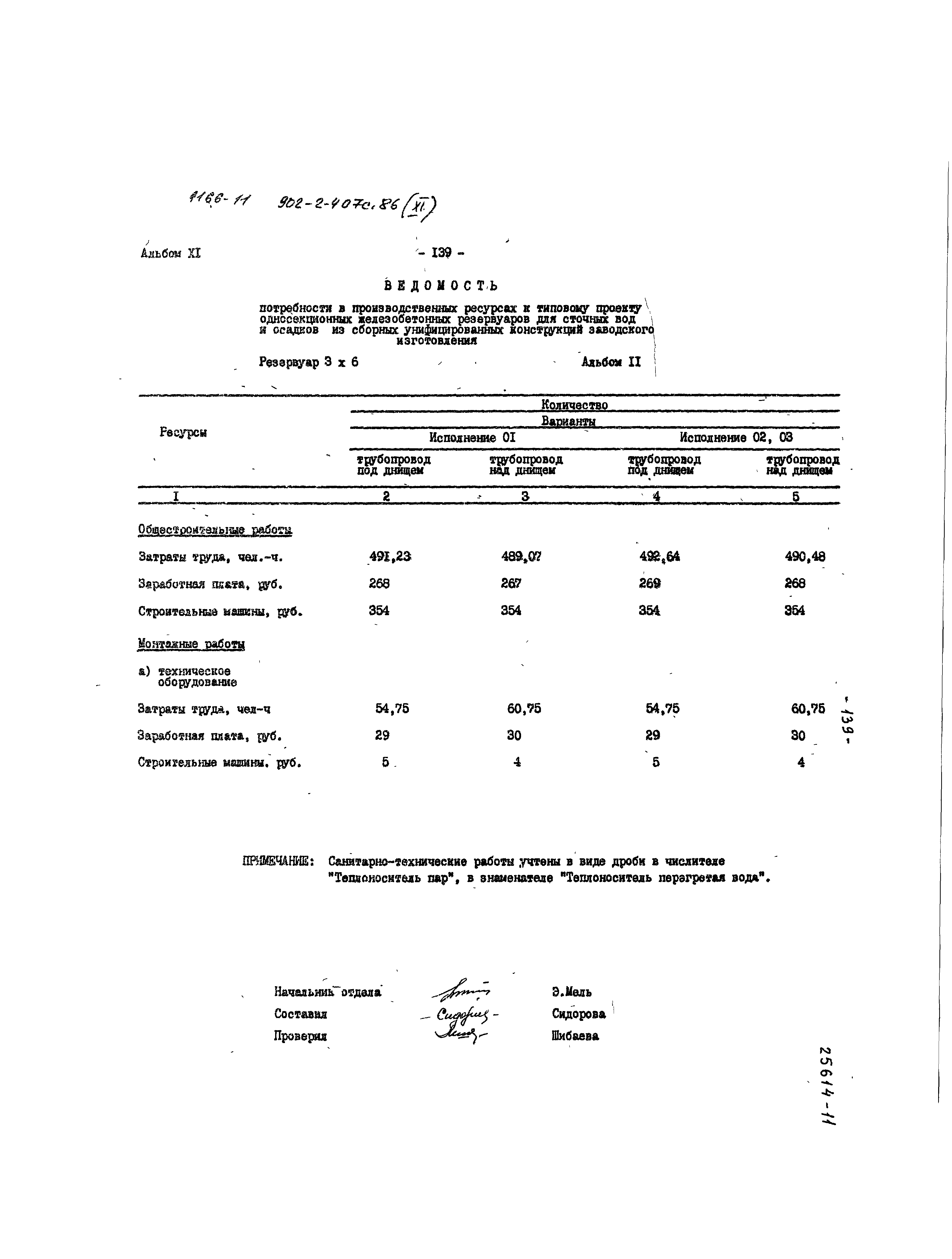 Типовой проект 902-2-407с.86