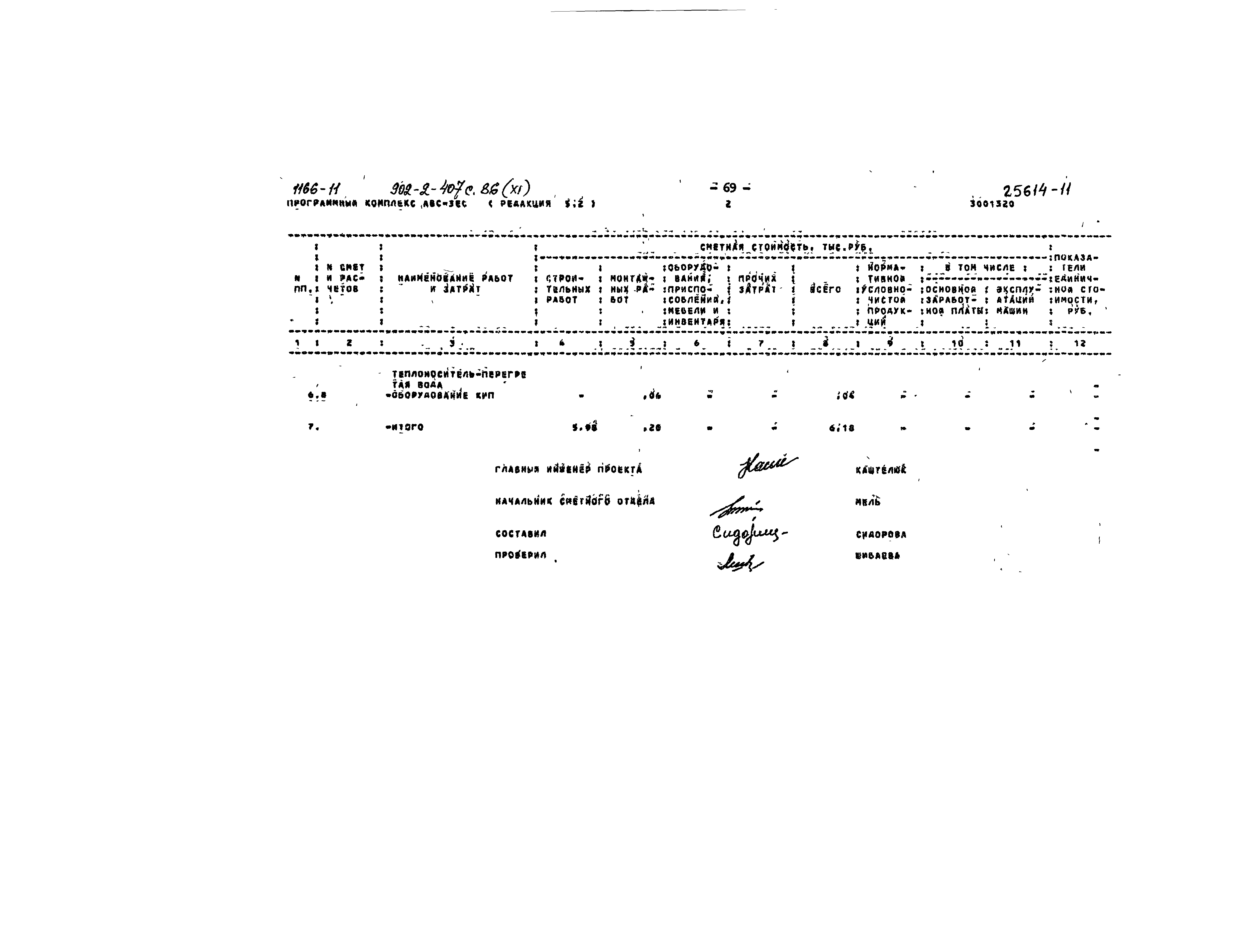 Типовой проект 902-2-407с.86