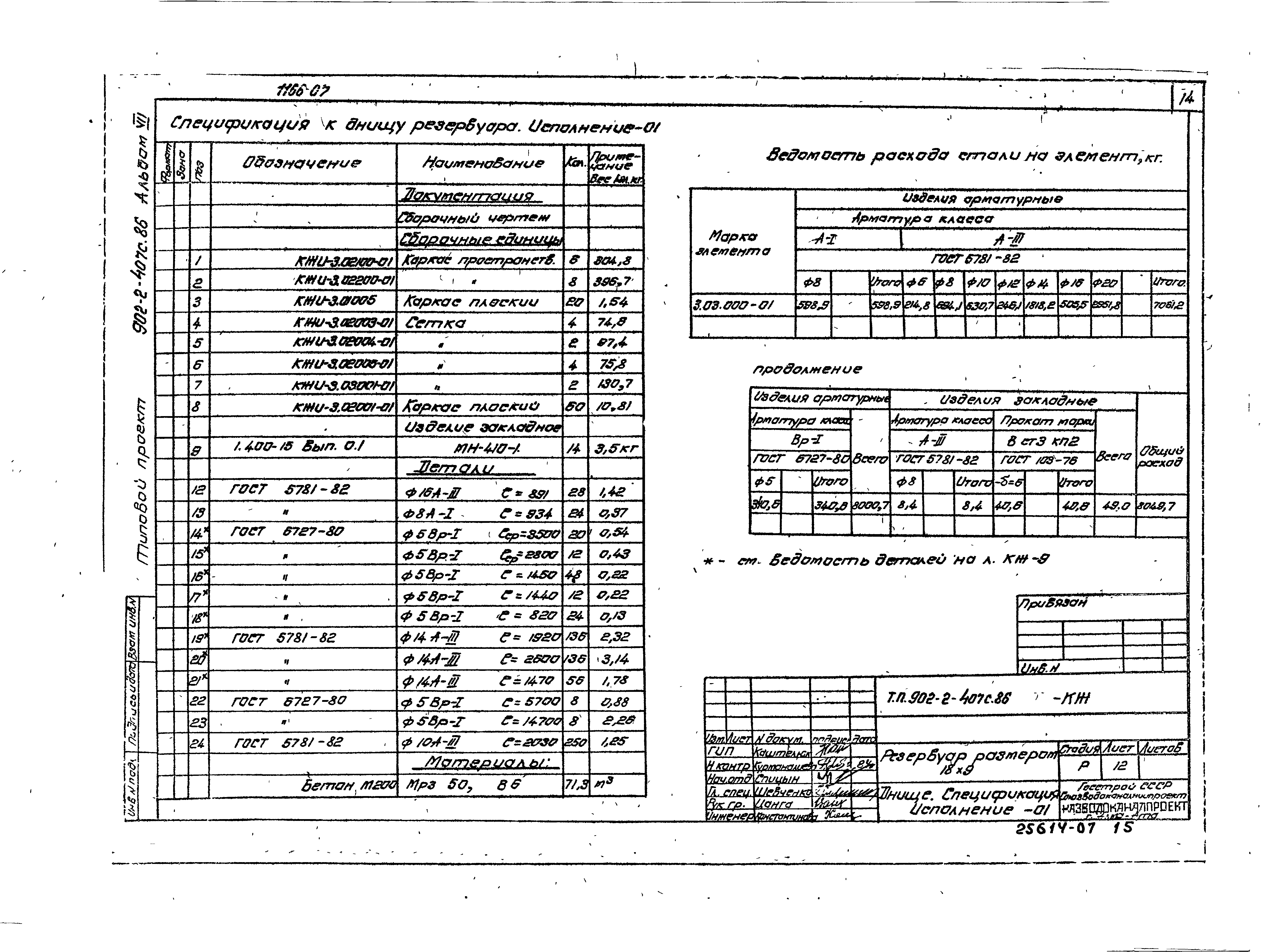 Типовой проект 902-2-407с.86