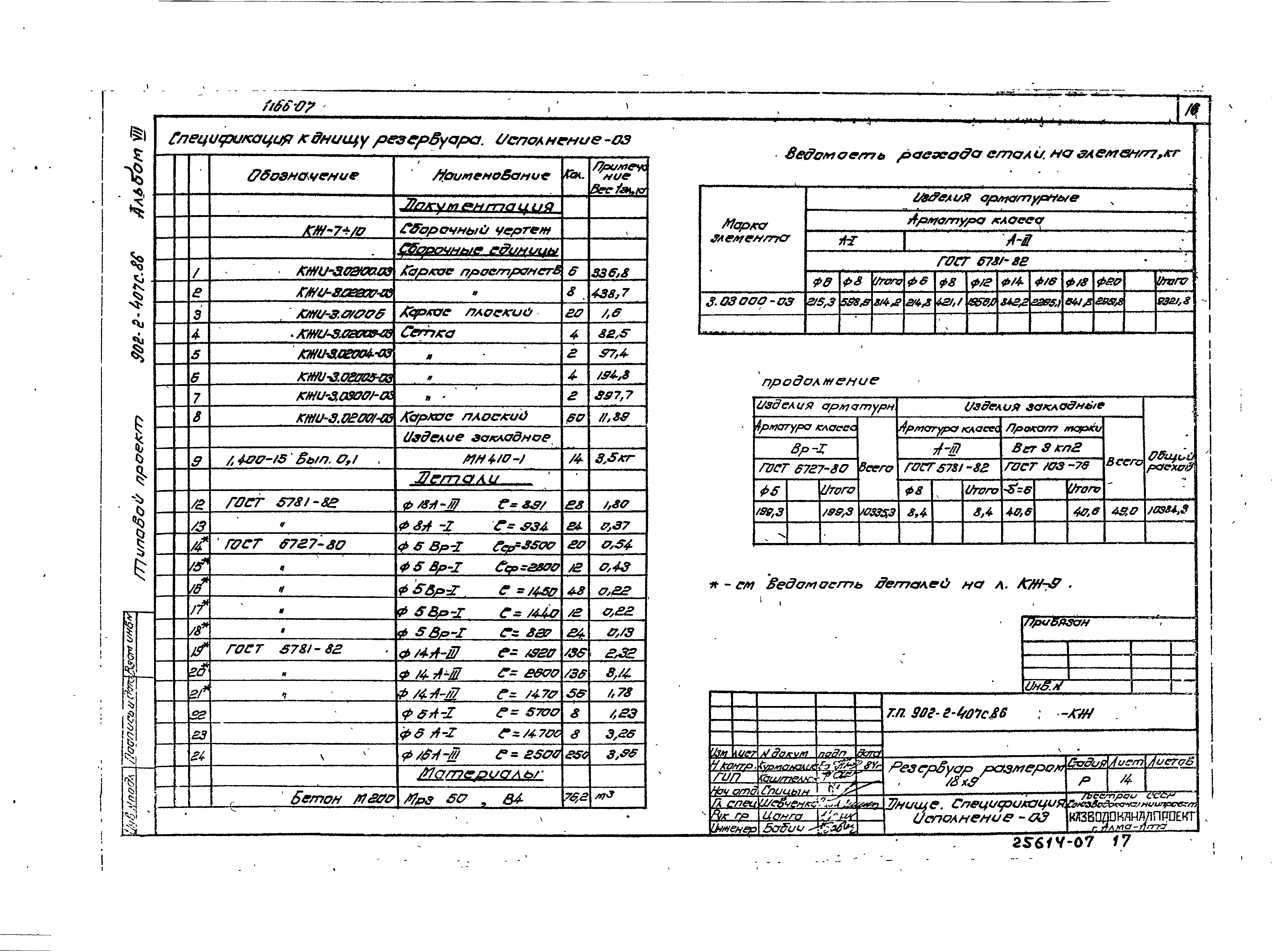 Типовой проект 902-2-407с.86