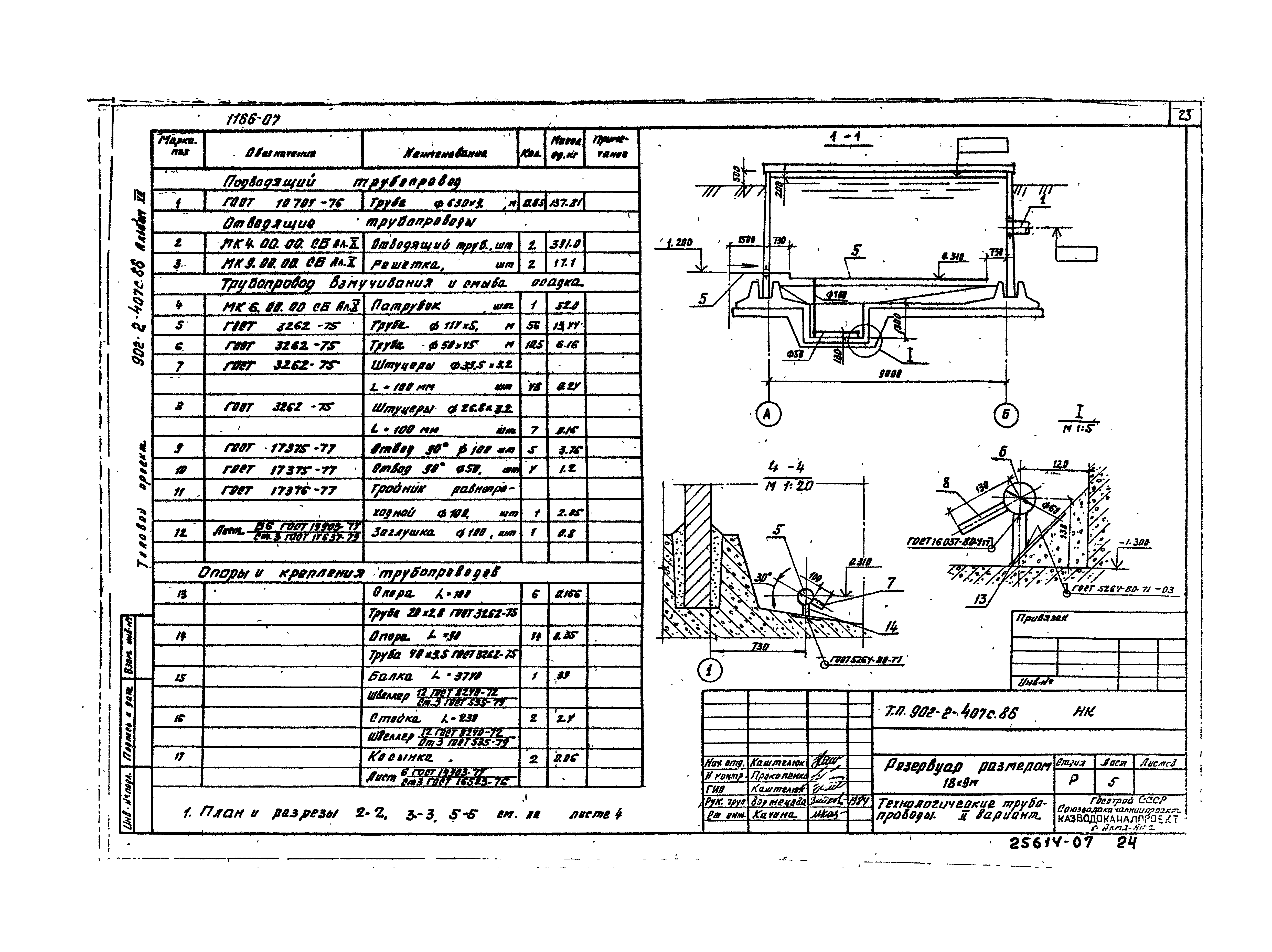 Типовой проект 902-2-407с.86