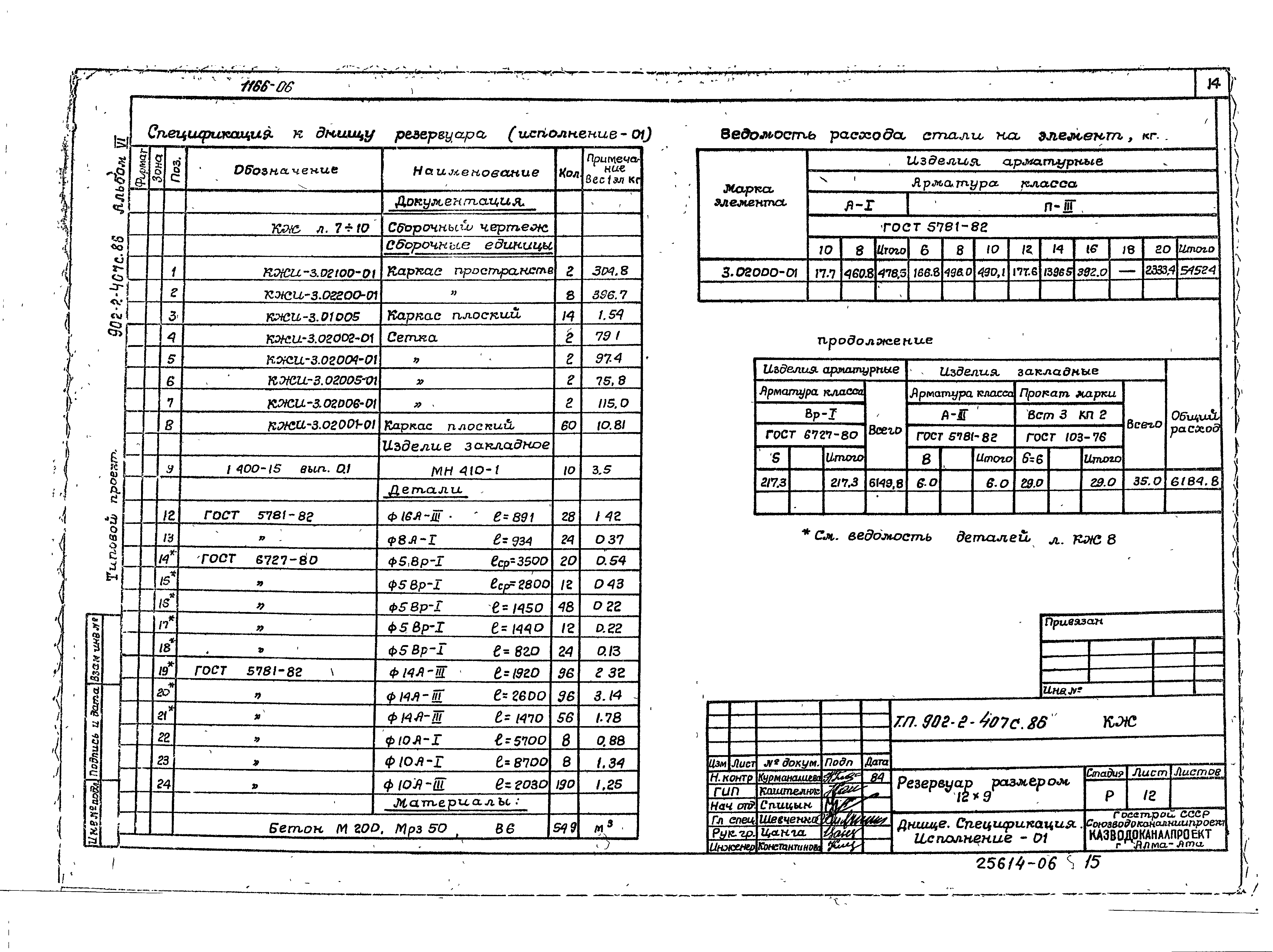 Типовой проект 902-2-407с.86