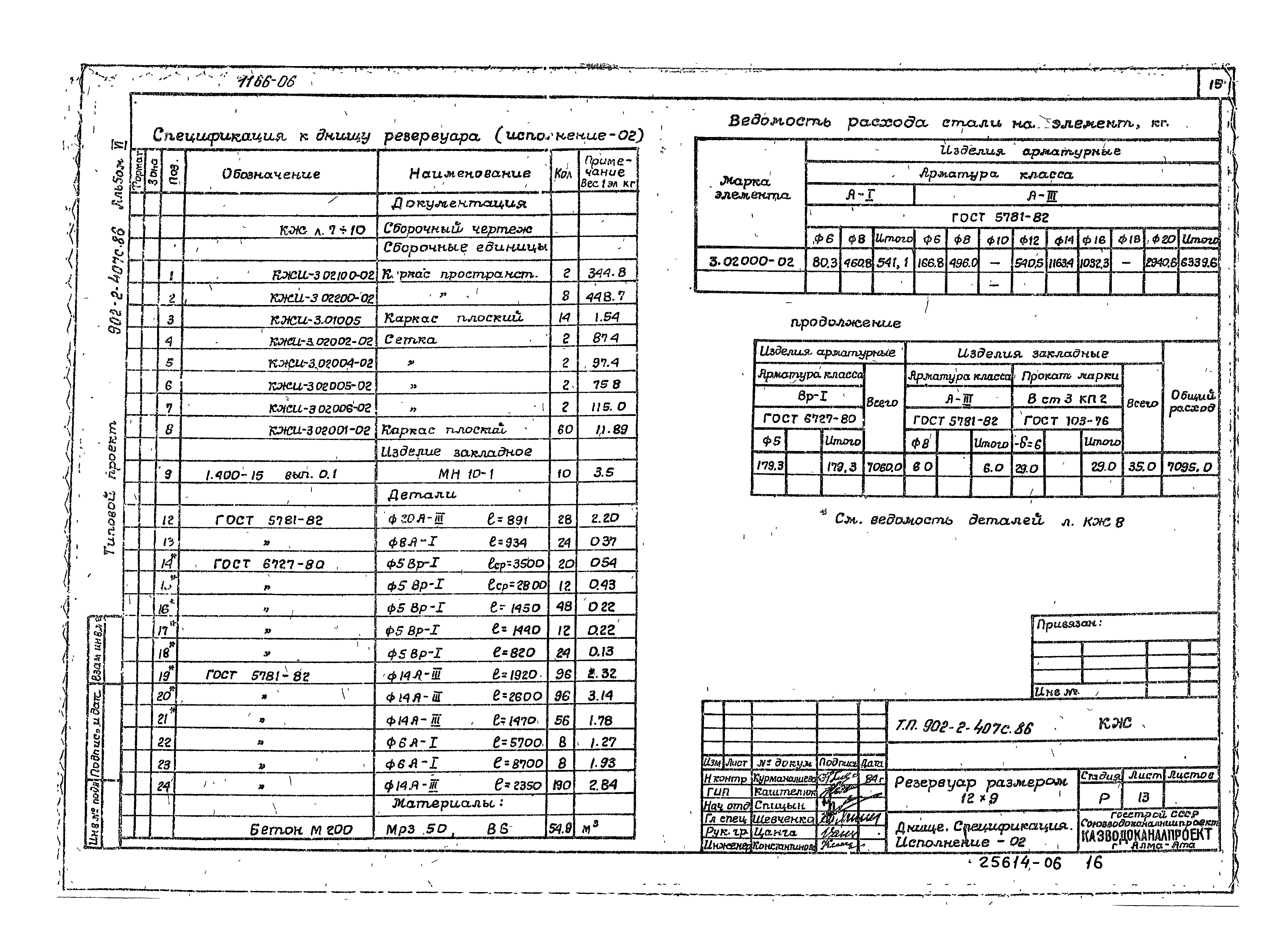 Типовой проект 902-2-407с.86