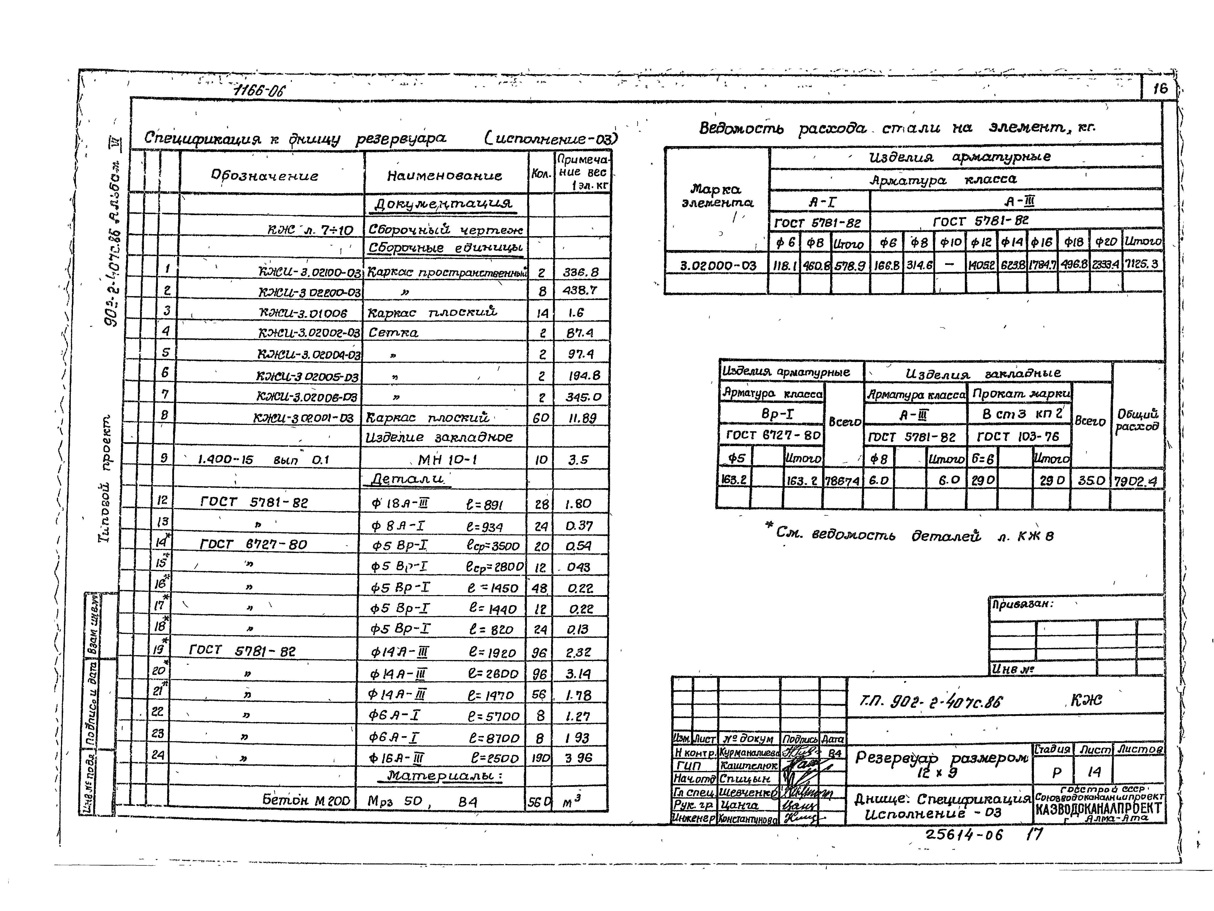 Типовой проект 902-2-407с.86