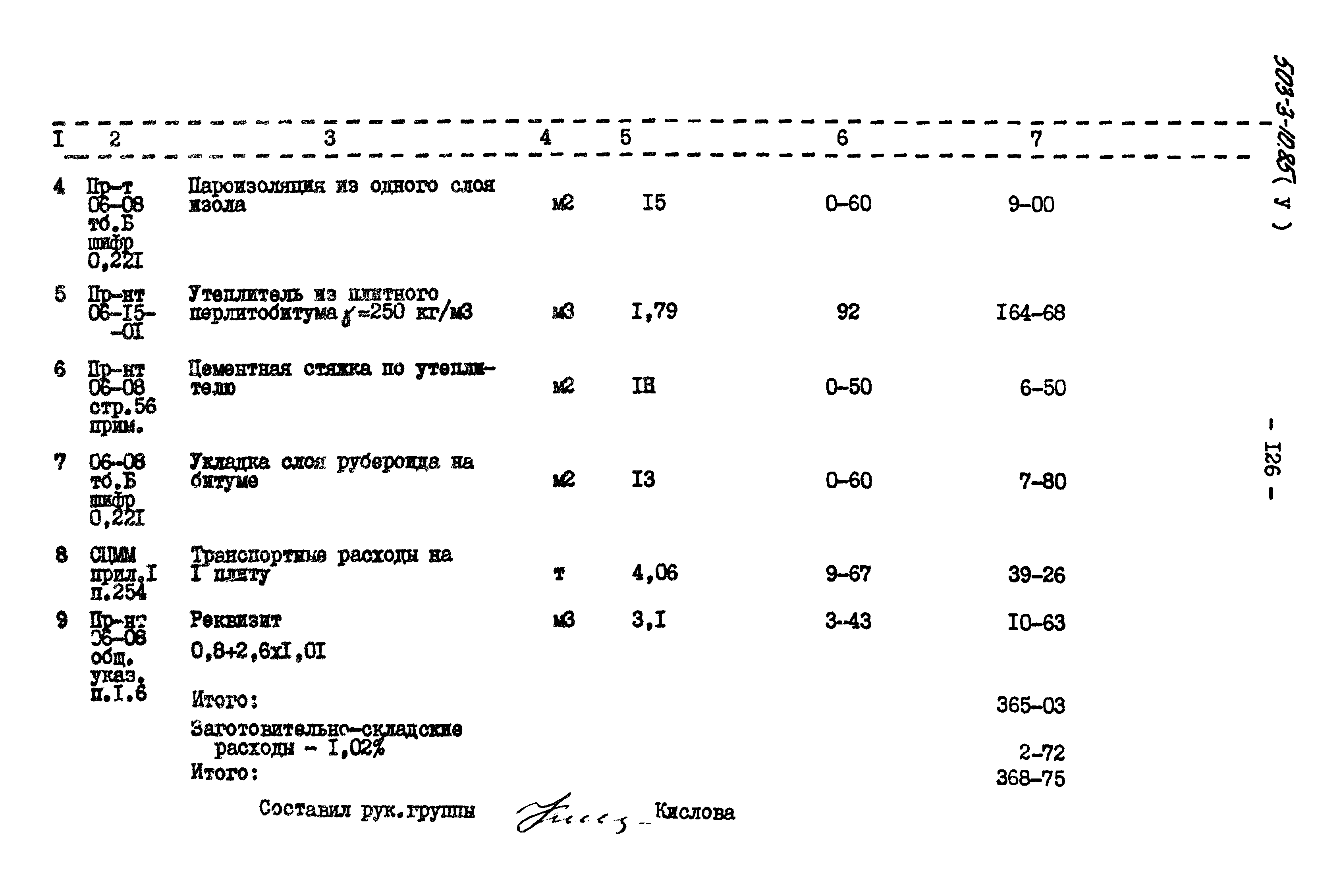 Типовой проект 503-3-10.85