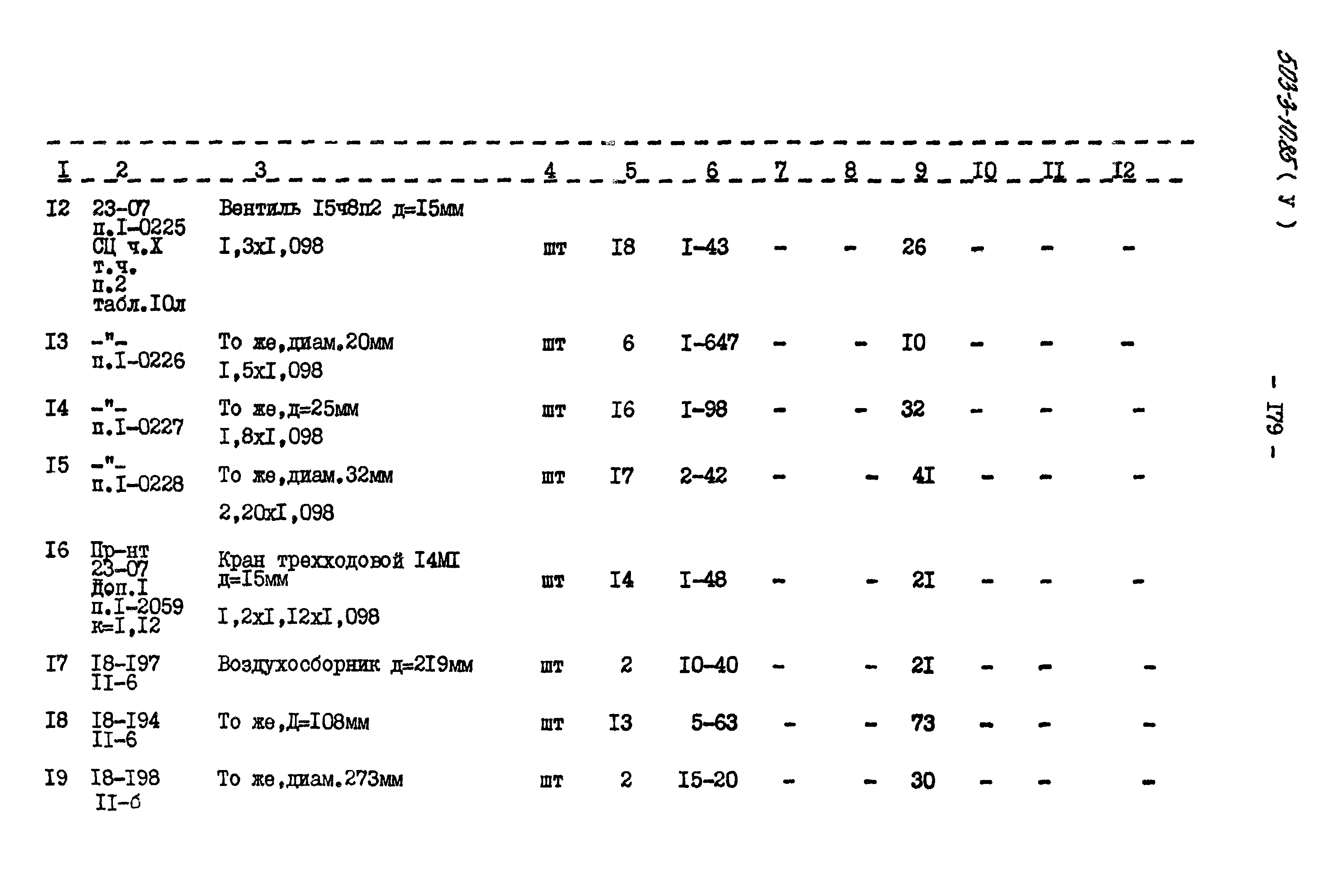 Типовой проект 503-3-10.85