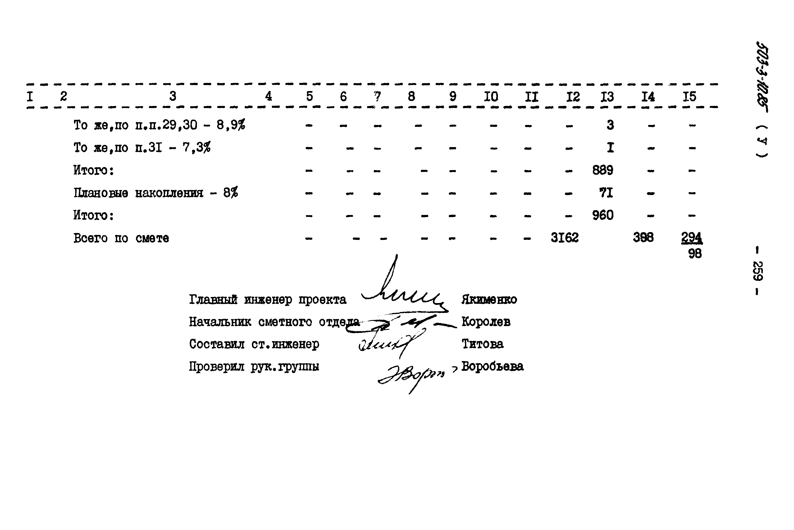 Типовой проект 503-3-10.85