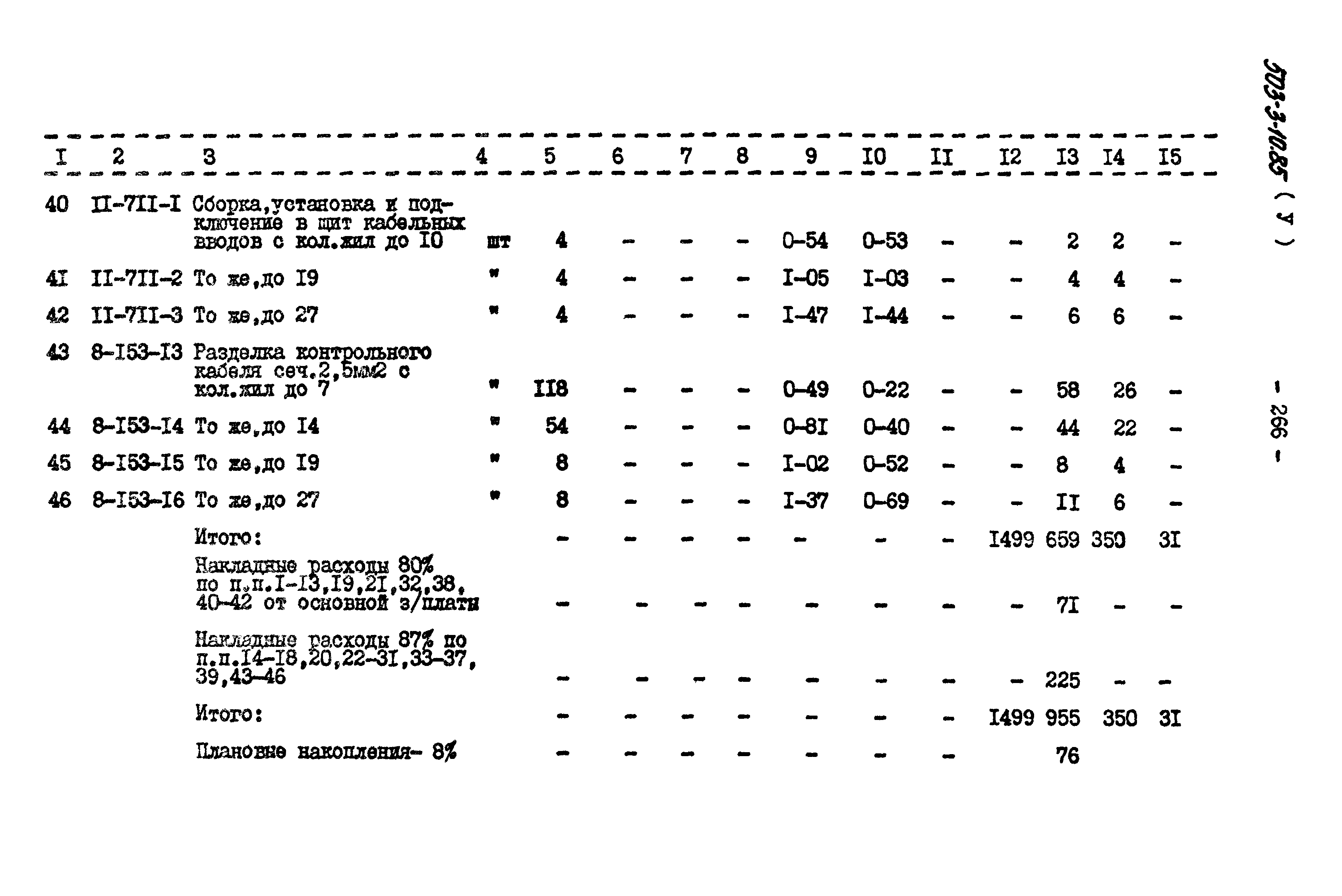 Типовой проект 503-3-10.85