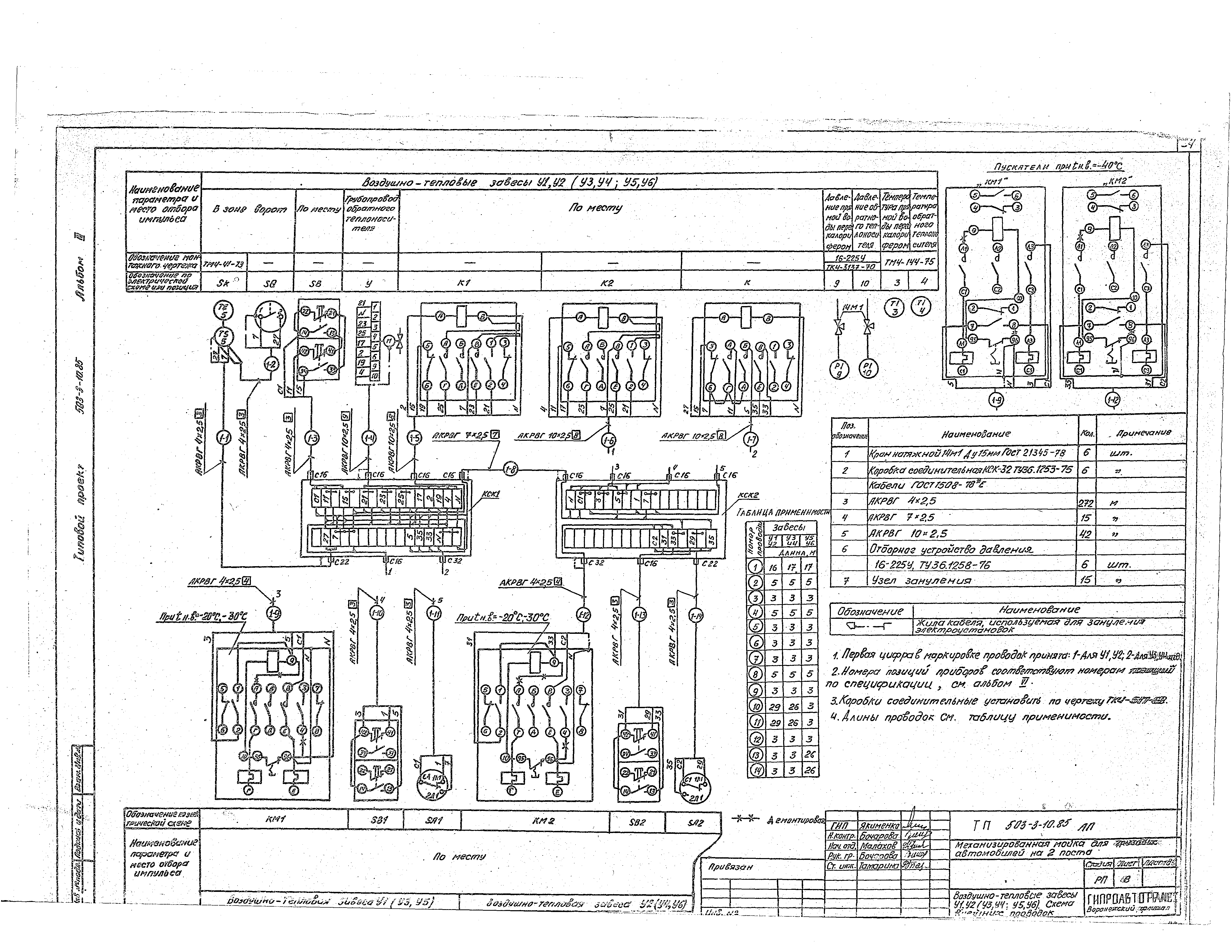 Типовой проект 503-3-10.85