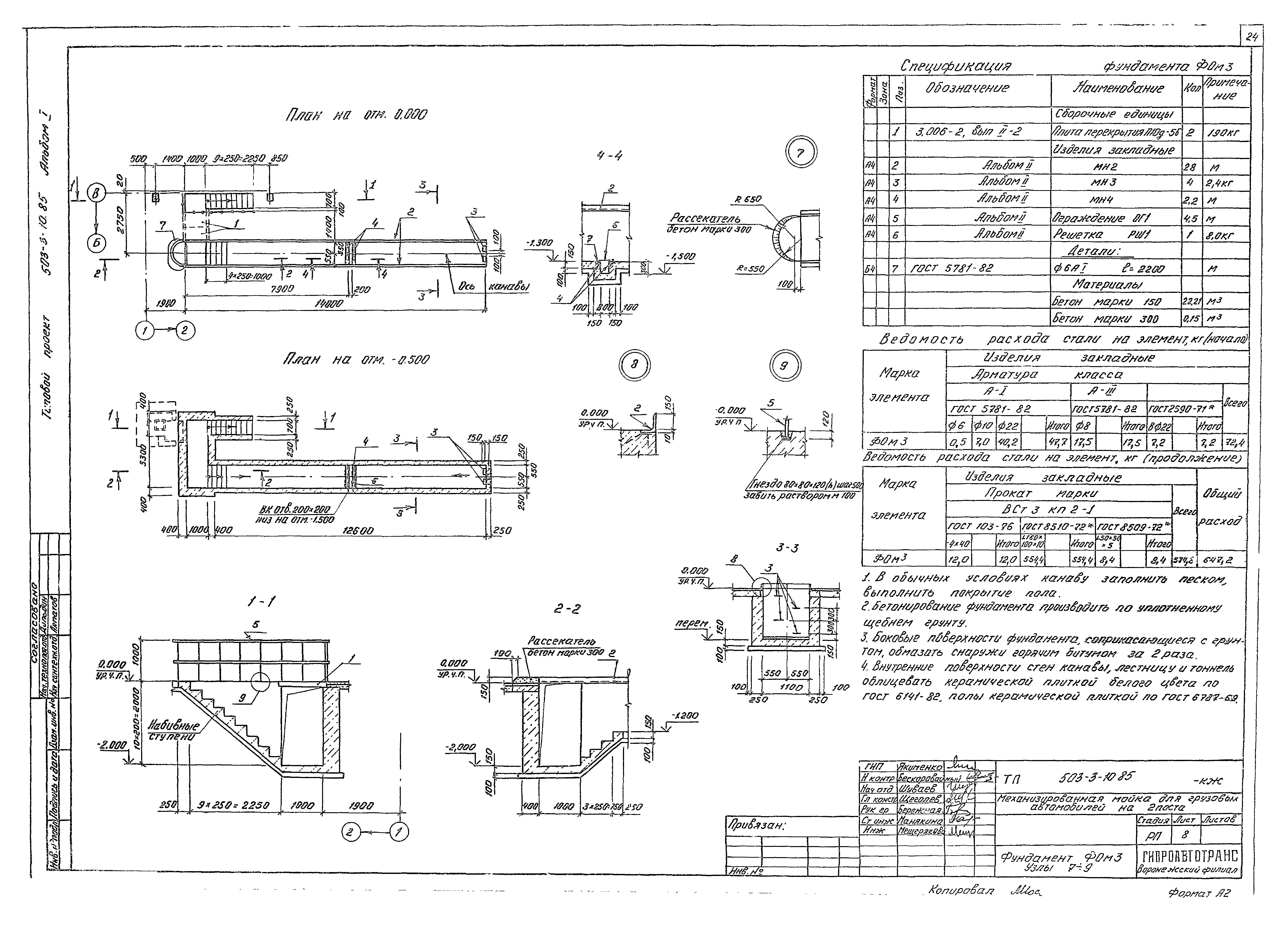 Типовой проект 503-3-10.85
